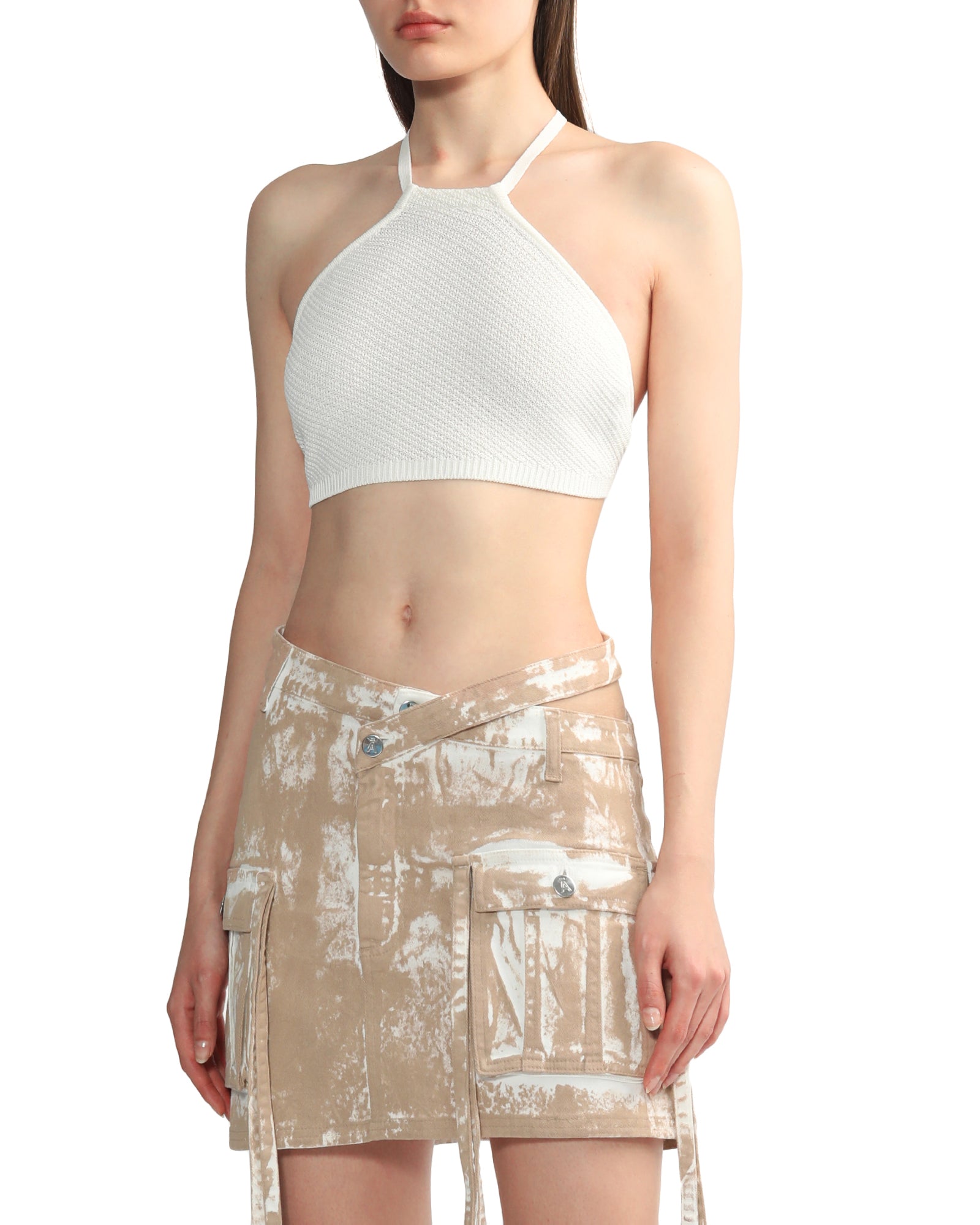 1017 ALYX 9SM Buckle halter neck bra top