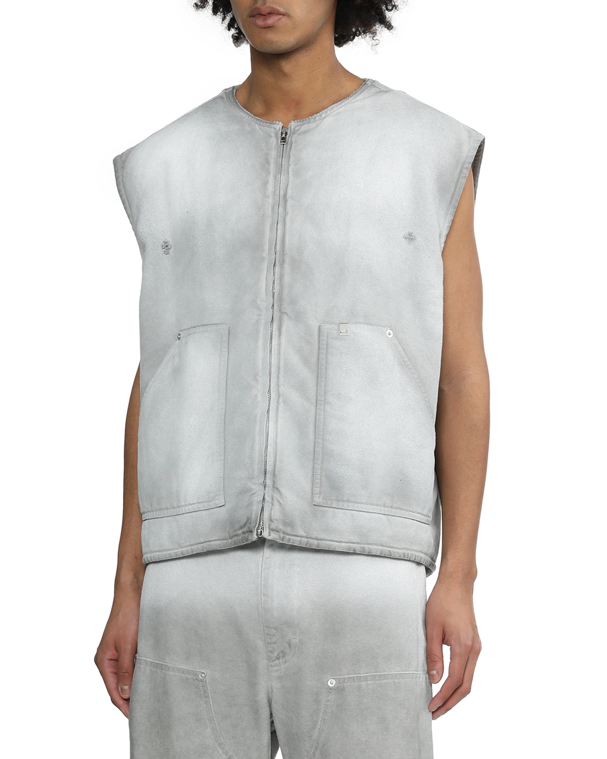 1017 ALYX 9SM Bleached denim vest