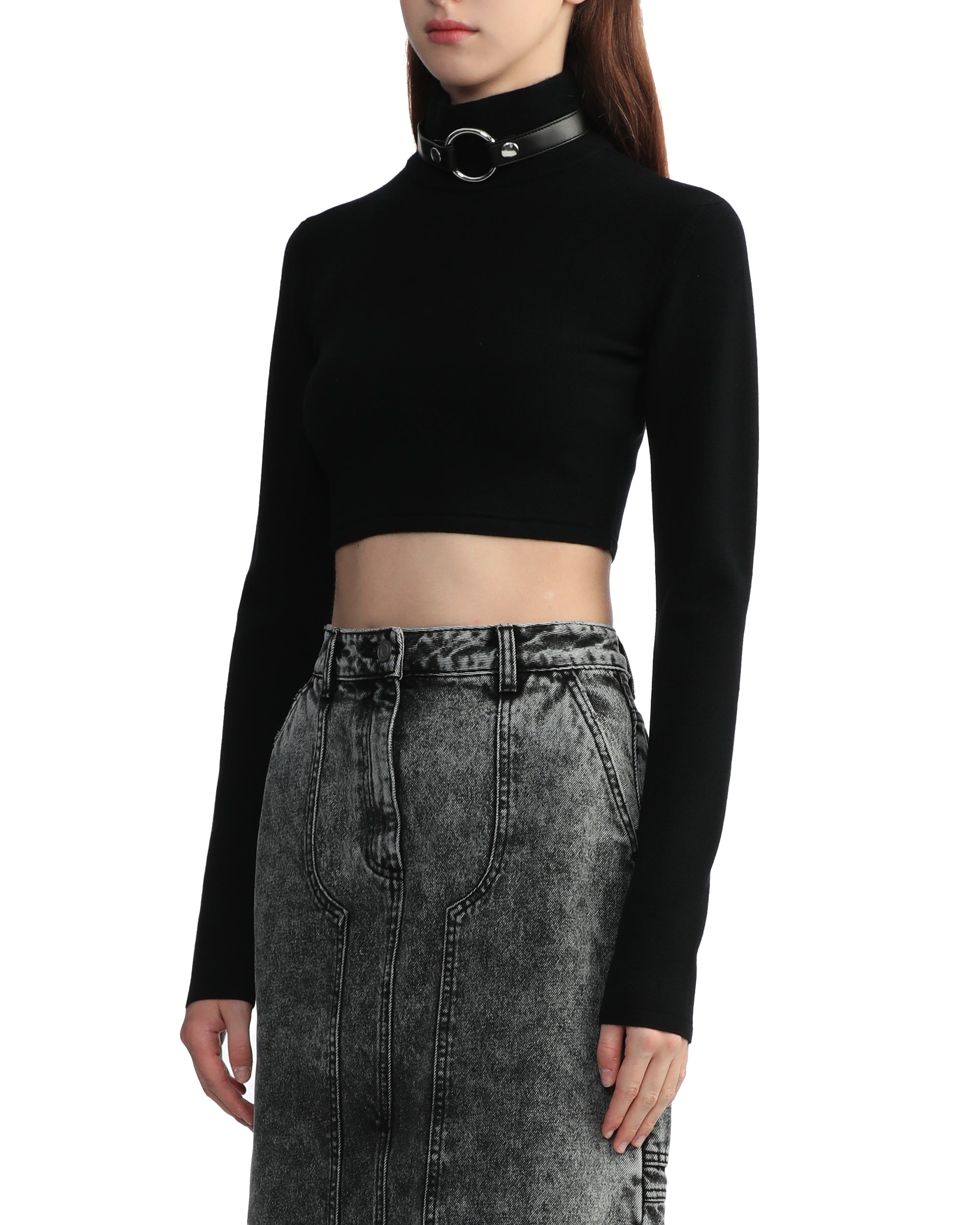 1017 ALYX 9SM Cropped knit turtleneck sweater
