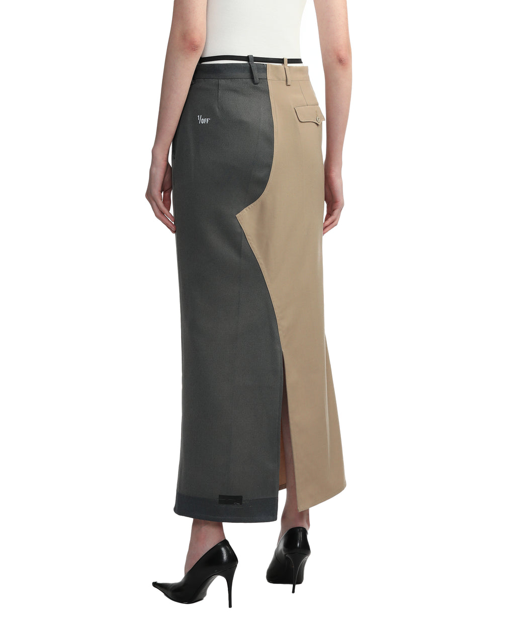 1/OFF PARIS Split long skirt