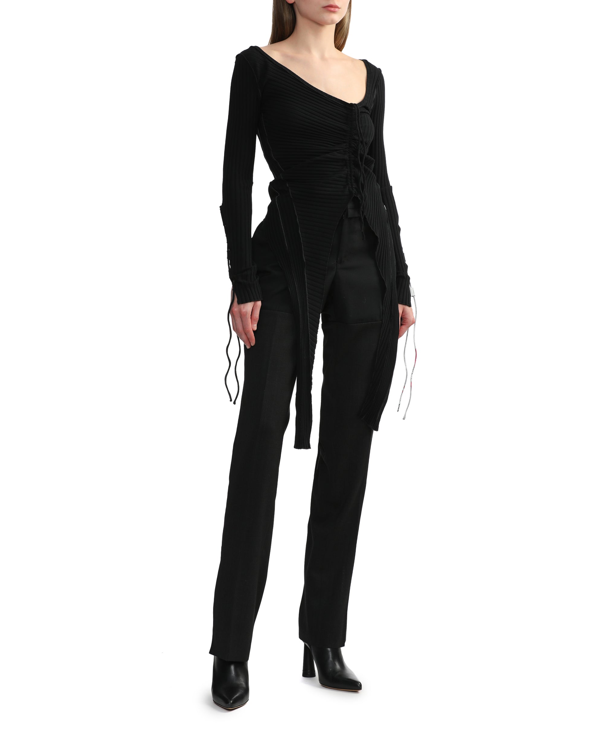 1/OFF PARIS Spliced tailored pants