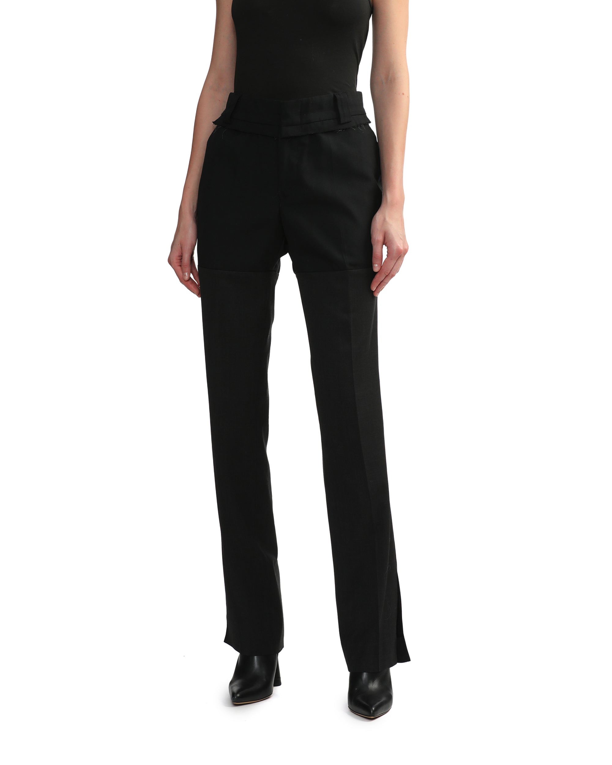 1/OFF PARIS Spliced tailored pants