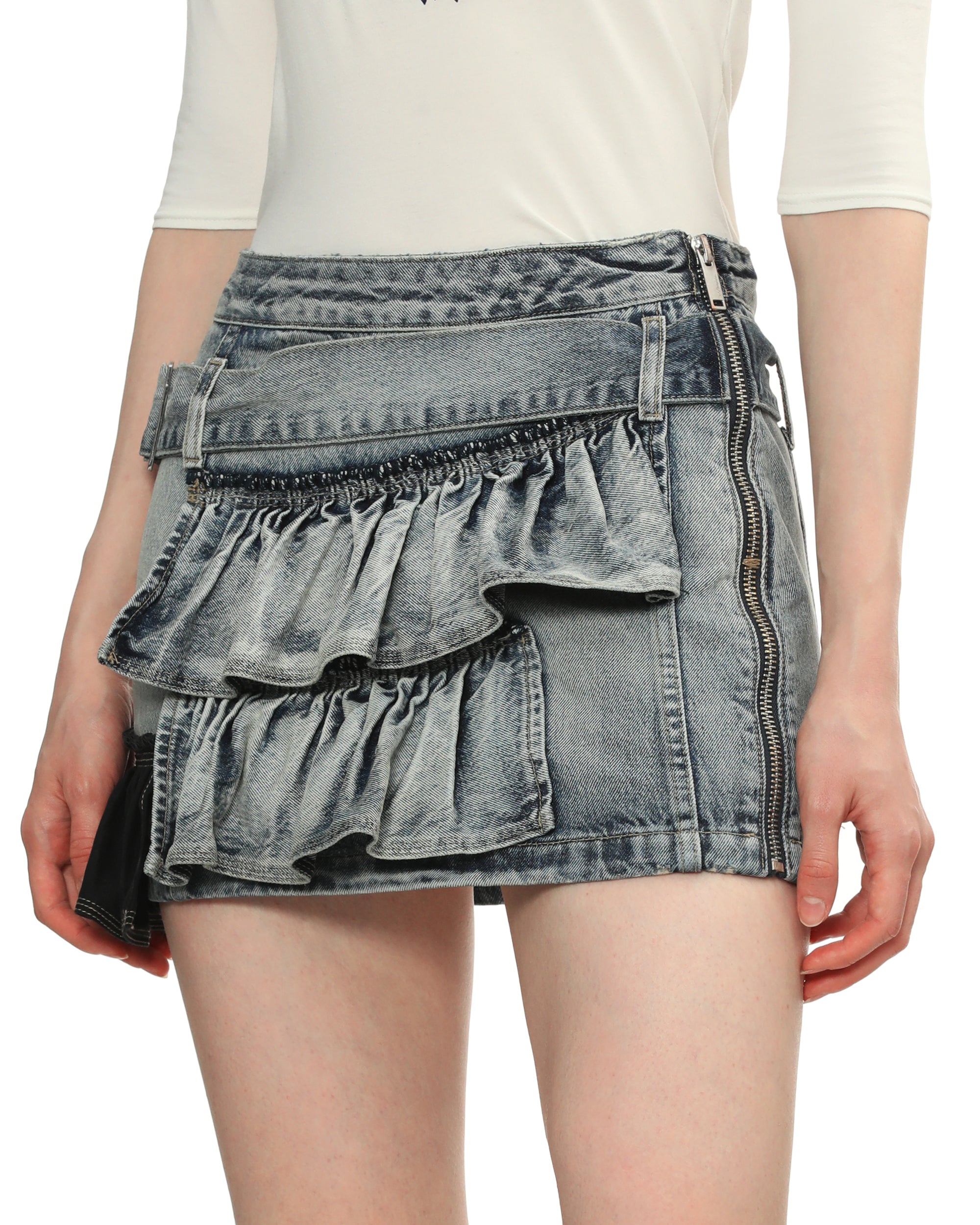 3.1 PHILLIP LIM Denim mini skirt