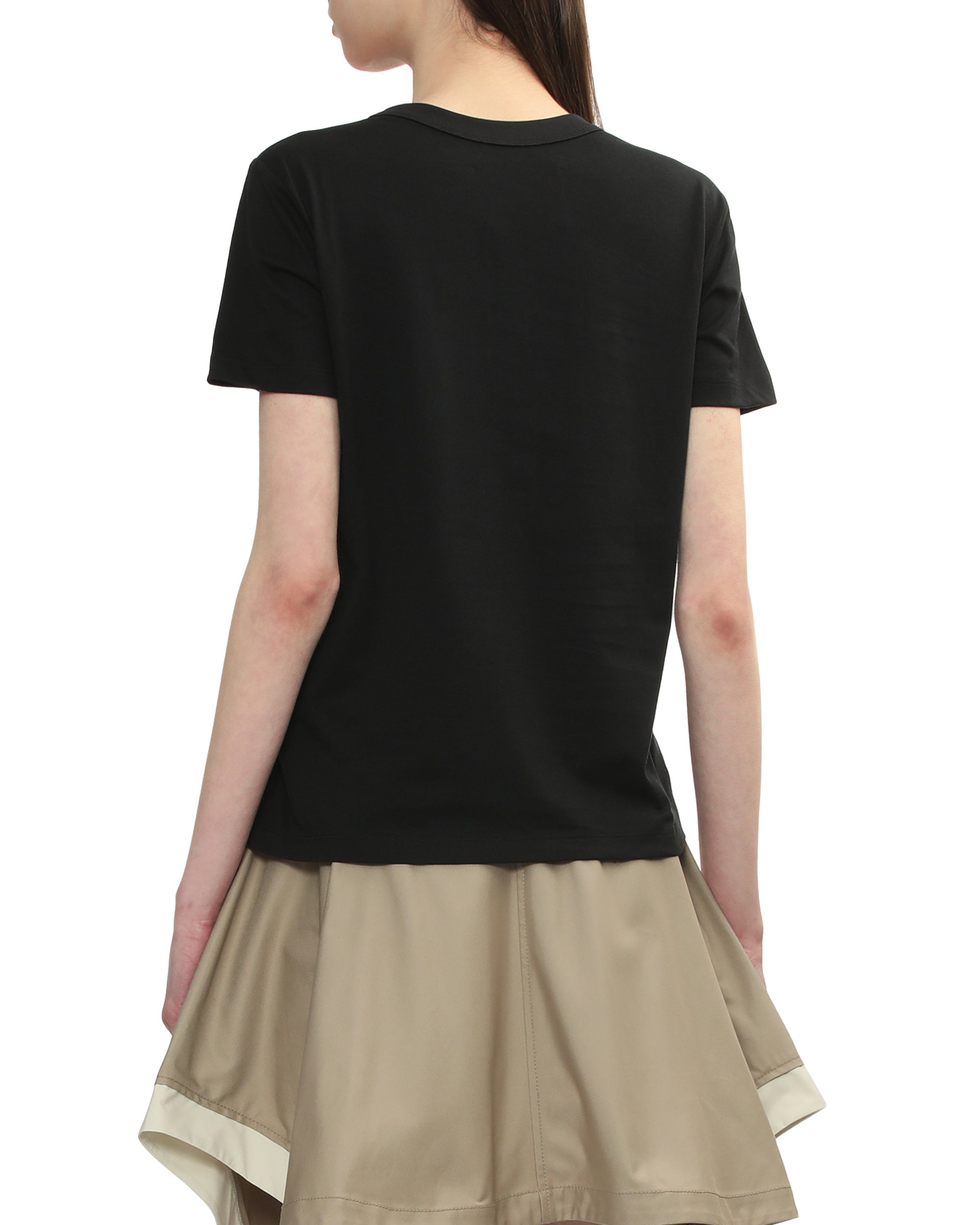 3.1 PHILLIP LIM Bouquet embroidery cropped tee