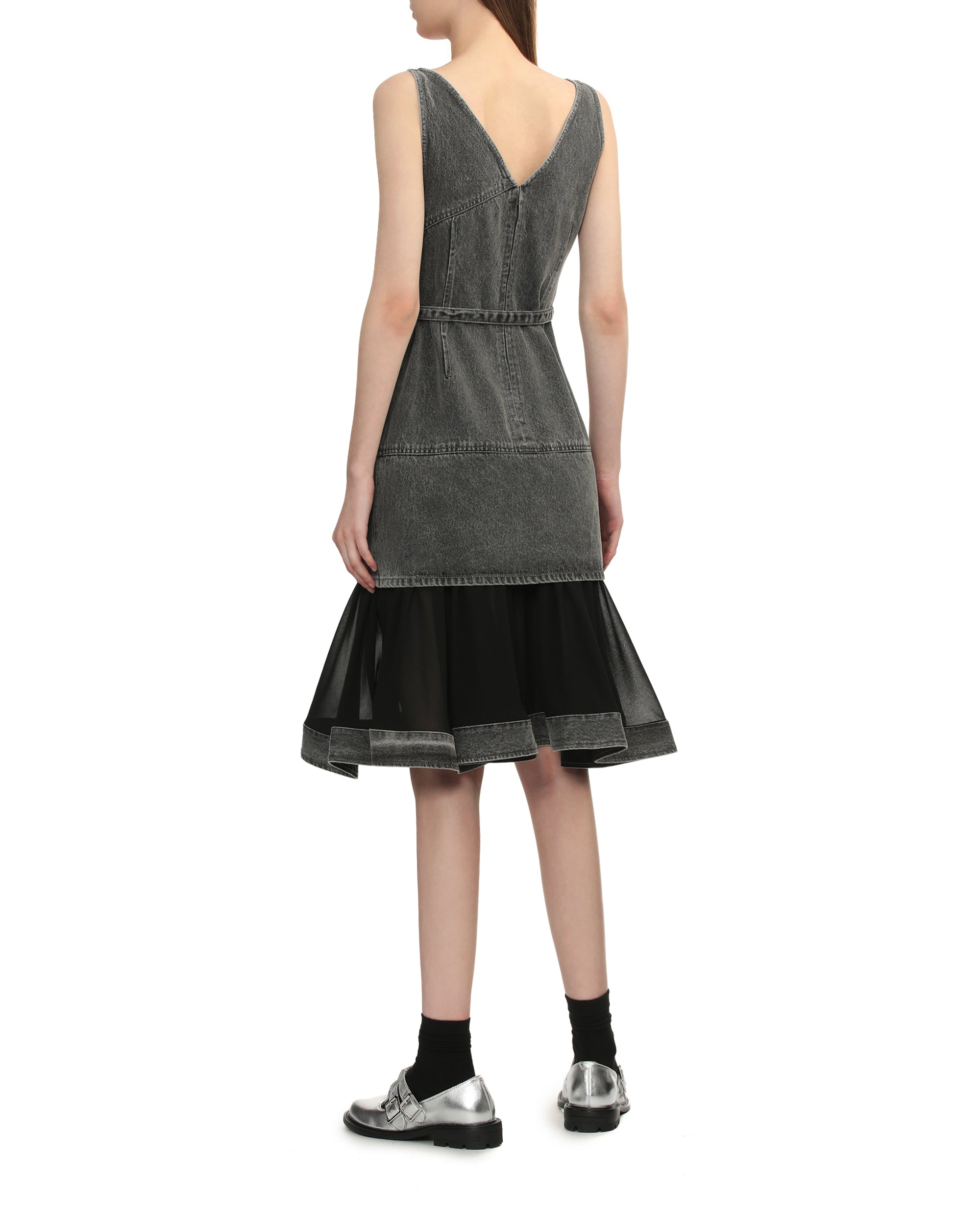 3.1 PHILLIP LIM Denim V-neck dress