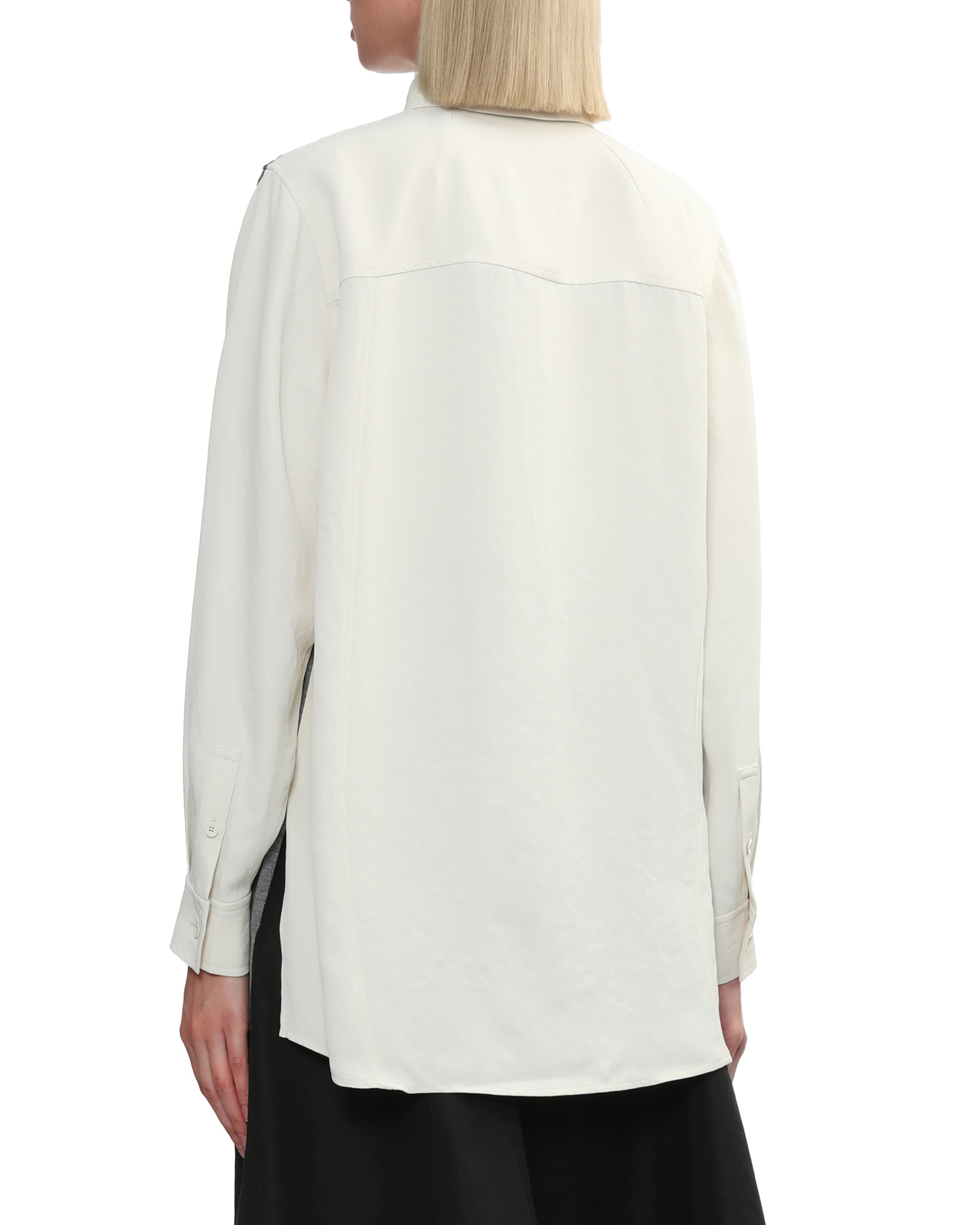 3.1 PHILLIP LIM Combo lace shirt