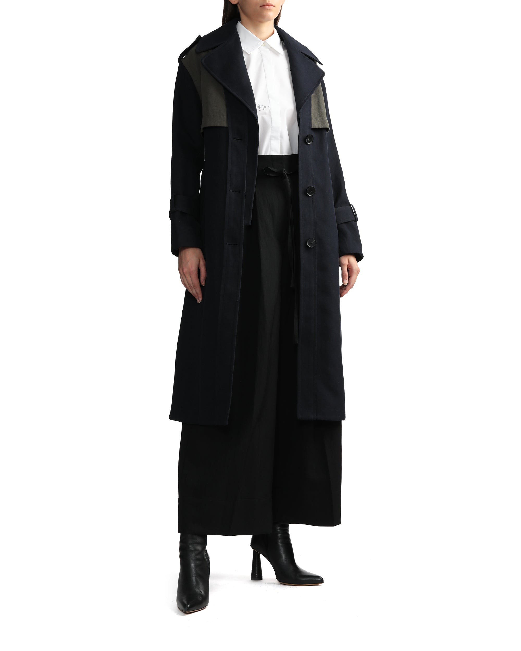 3.1 PHILLIP LIM Double-faced cotton-linen trench coat