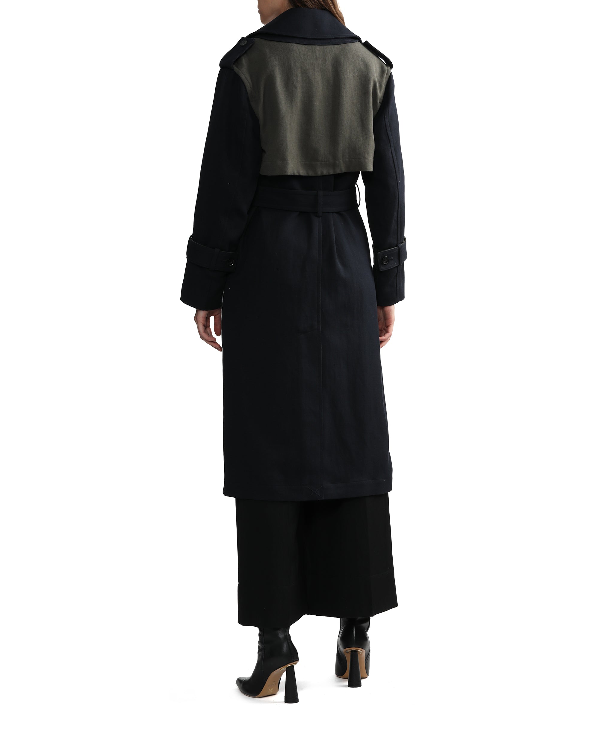 3.1 PHILLIP LIM Double-faced cotton-linen trench coat