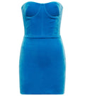 ALEX PERRY ALEX PERRY Roberts strapless velvet minidress