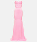 ALEX PERRY ALEX PERRY Barkley strapless satin crape gown