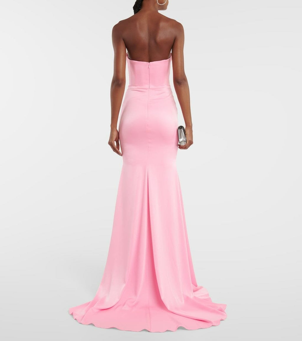 ALEX PERRY ALEX PERRY Barkley strapless satin crape gown