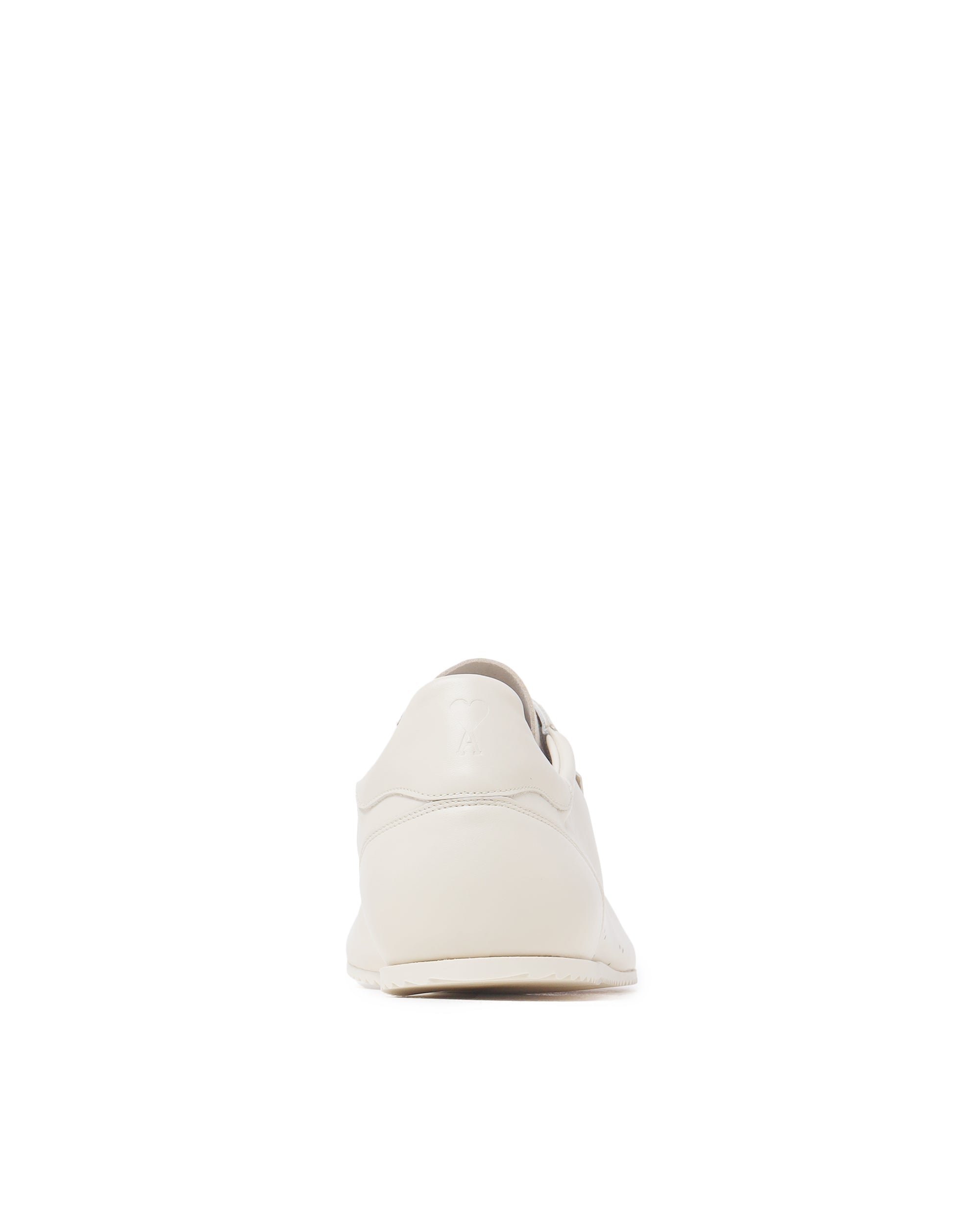 AMI Perforated leather lace-up sneakers