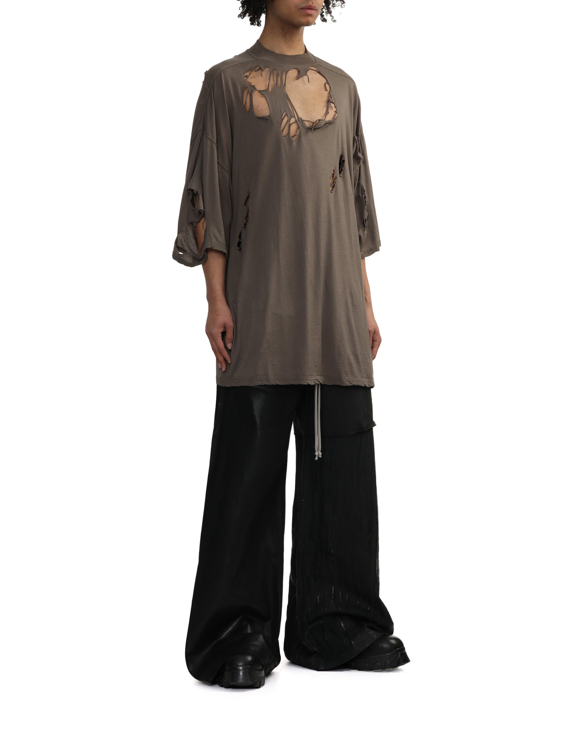 DRKSHDW Layered wide leg trousers