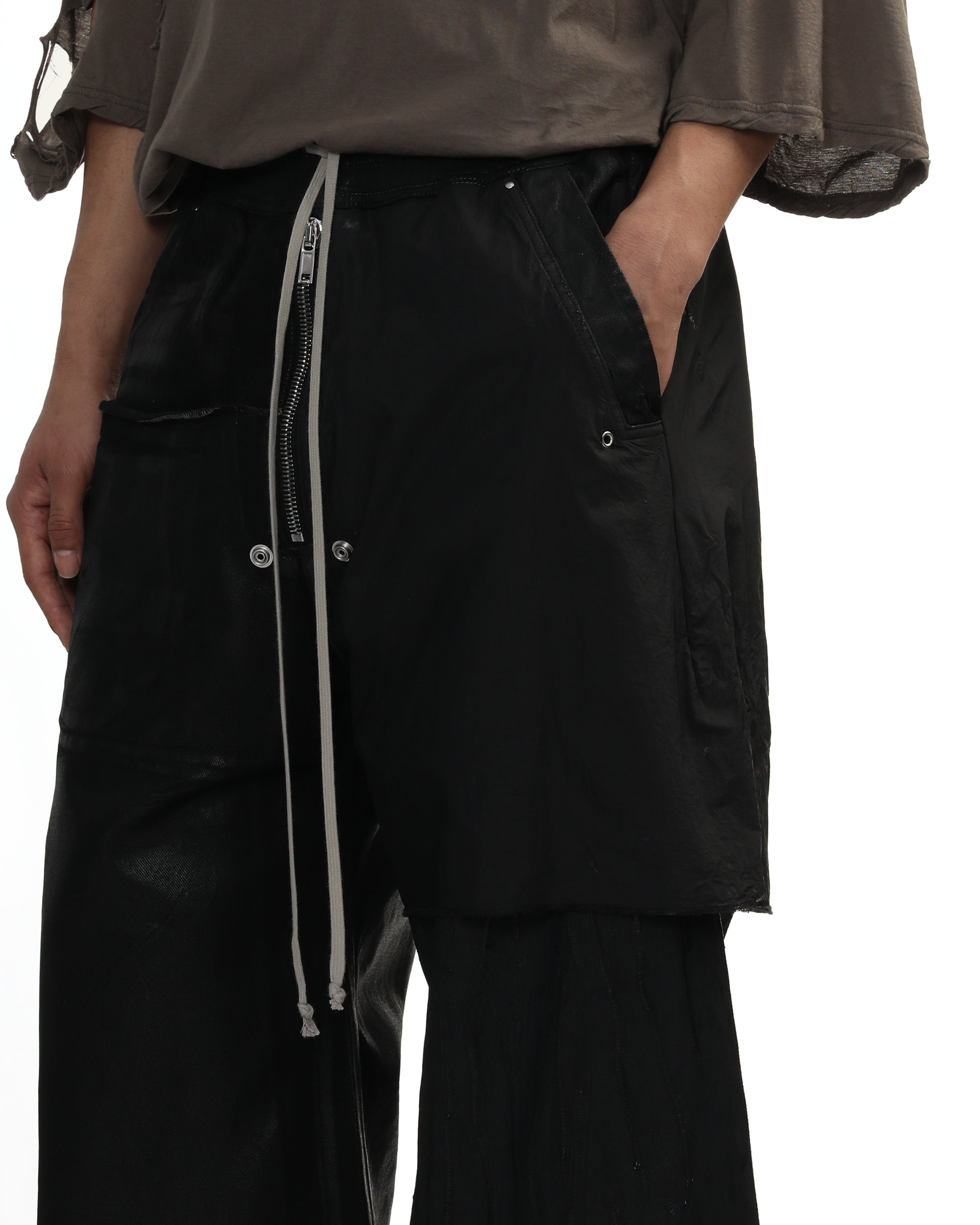 DRKSHDW Layered wide leg trousers