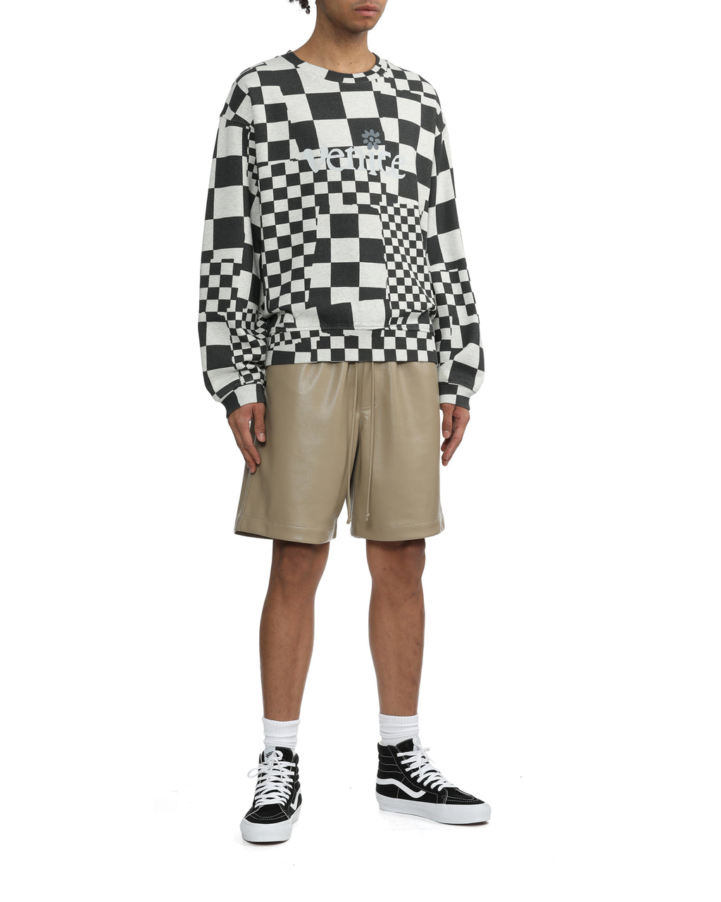 ERL Venice checker sweatshirt