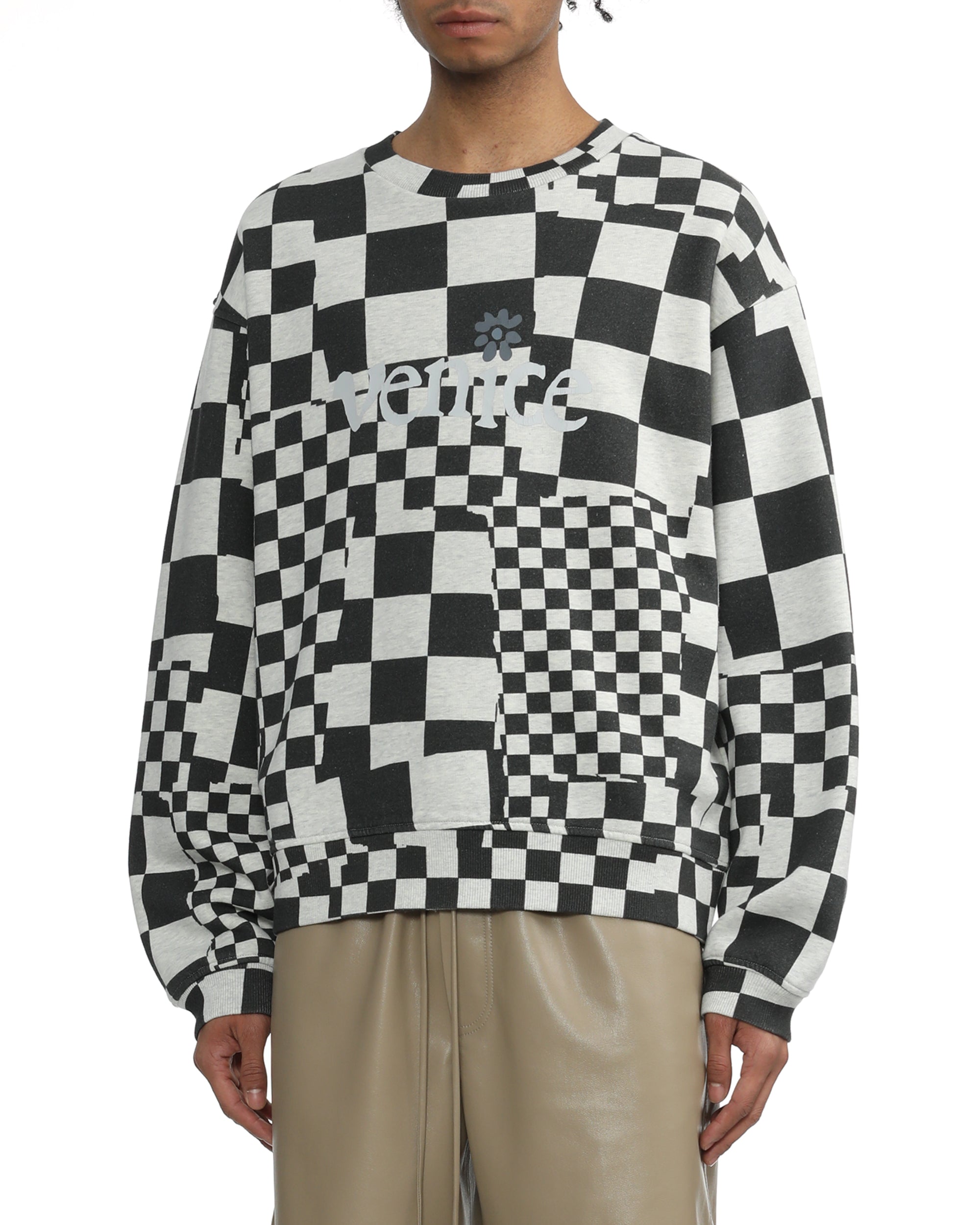 ERL Venice checker sweatshirt
