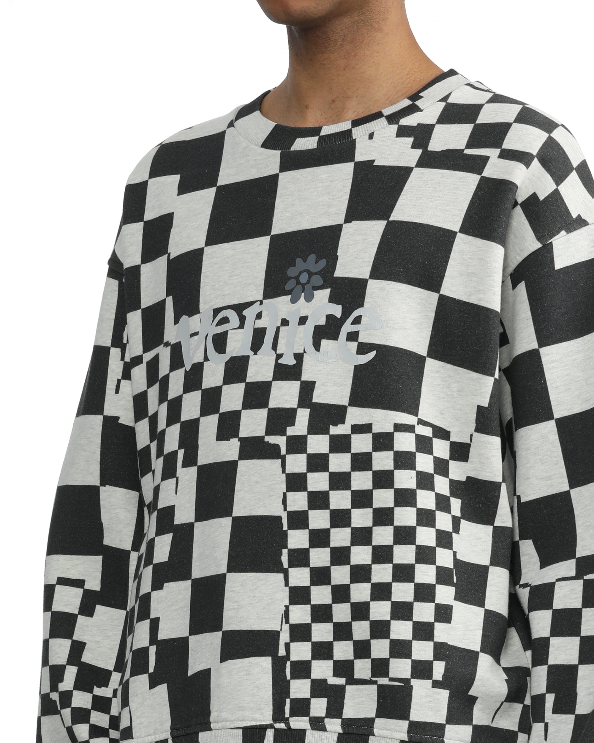 ERL Venice checker sweatshirt