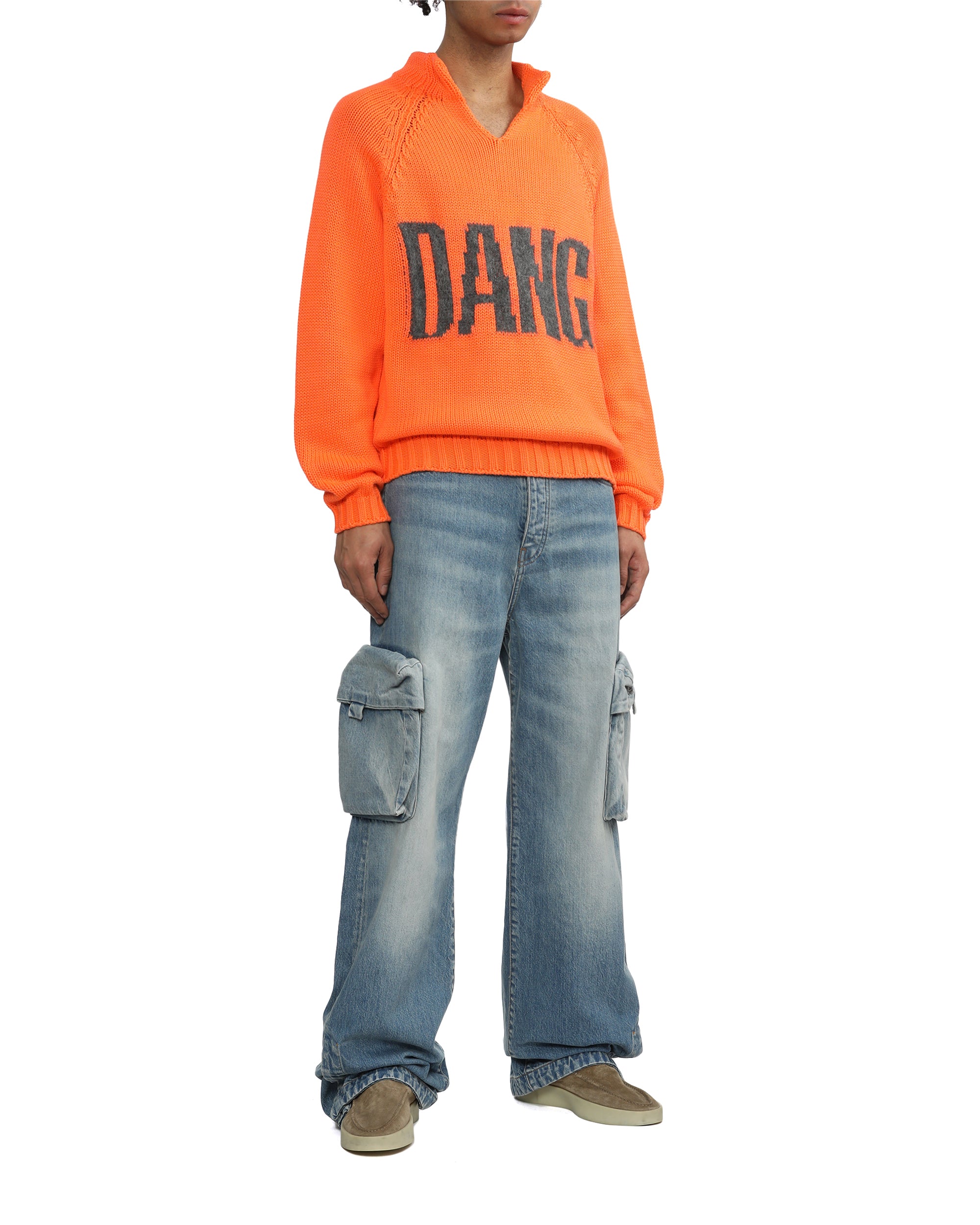 ERL Open neck knit jumper