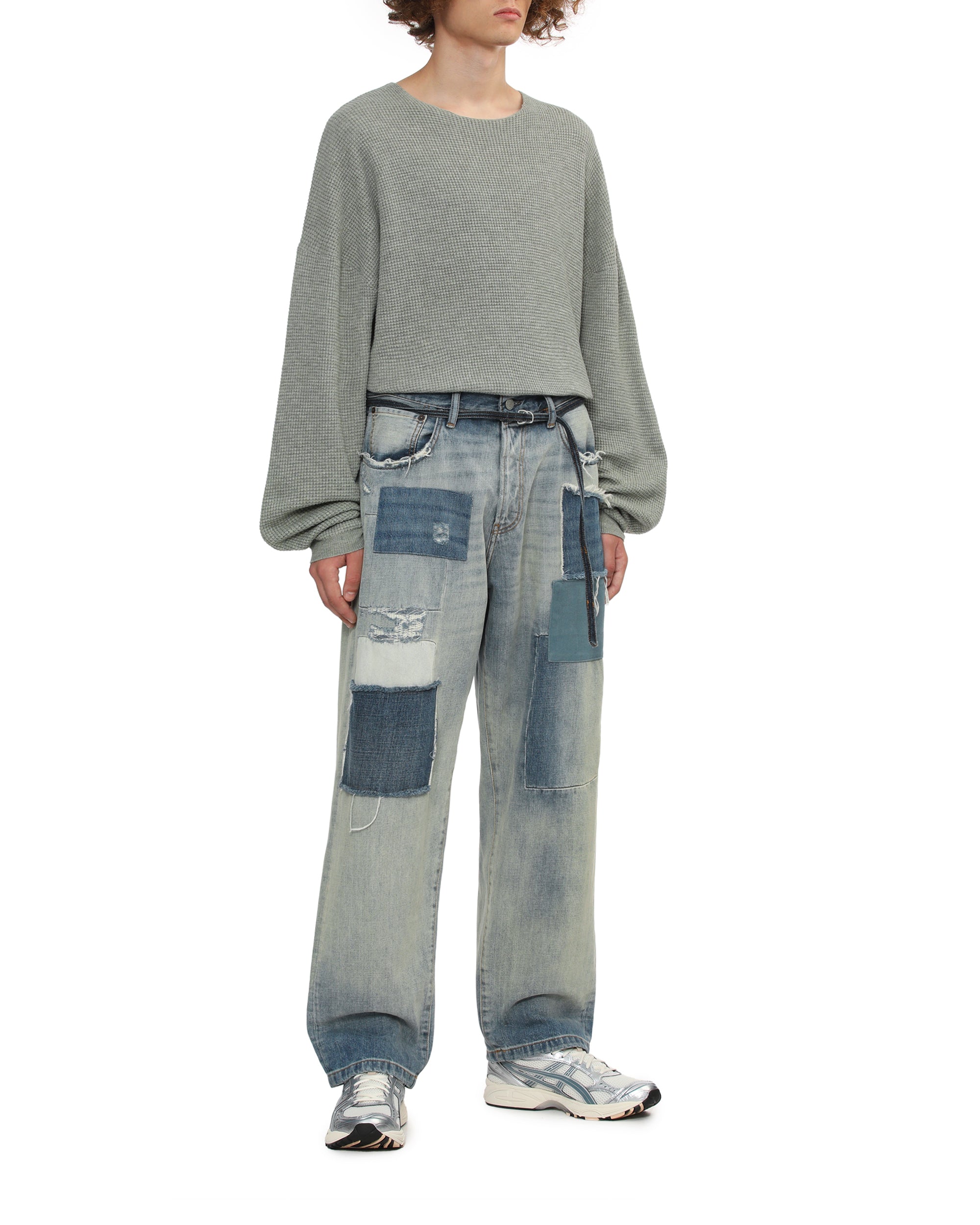 ESSENTIALS Waffle crew neck sweater