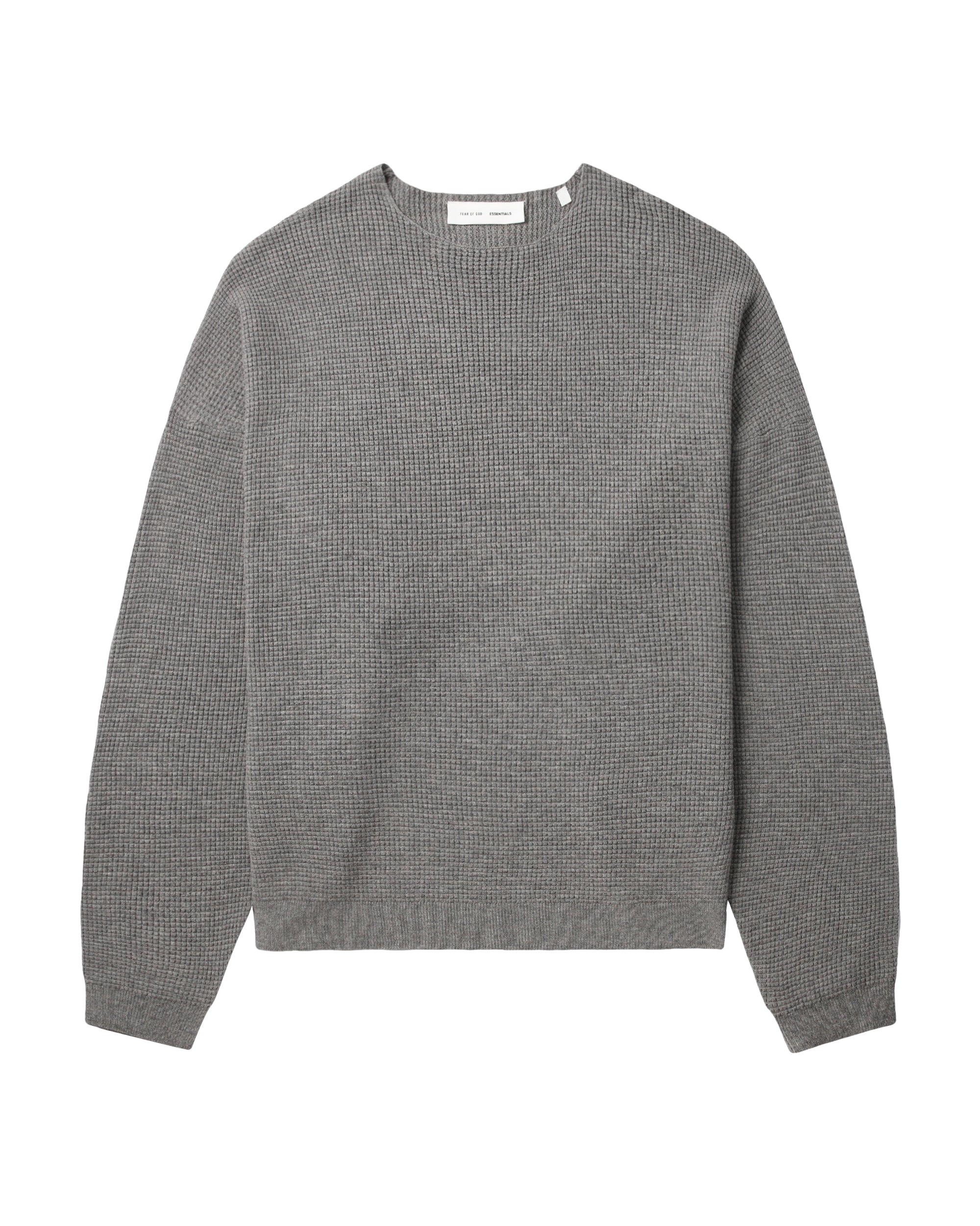 ESSENTIALS Waffle knit sweater