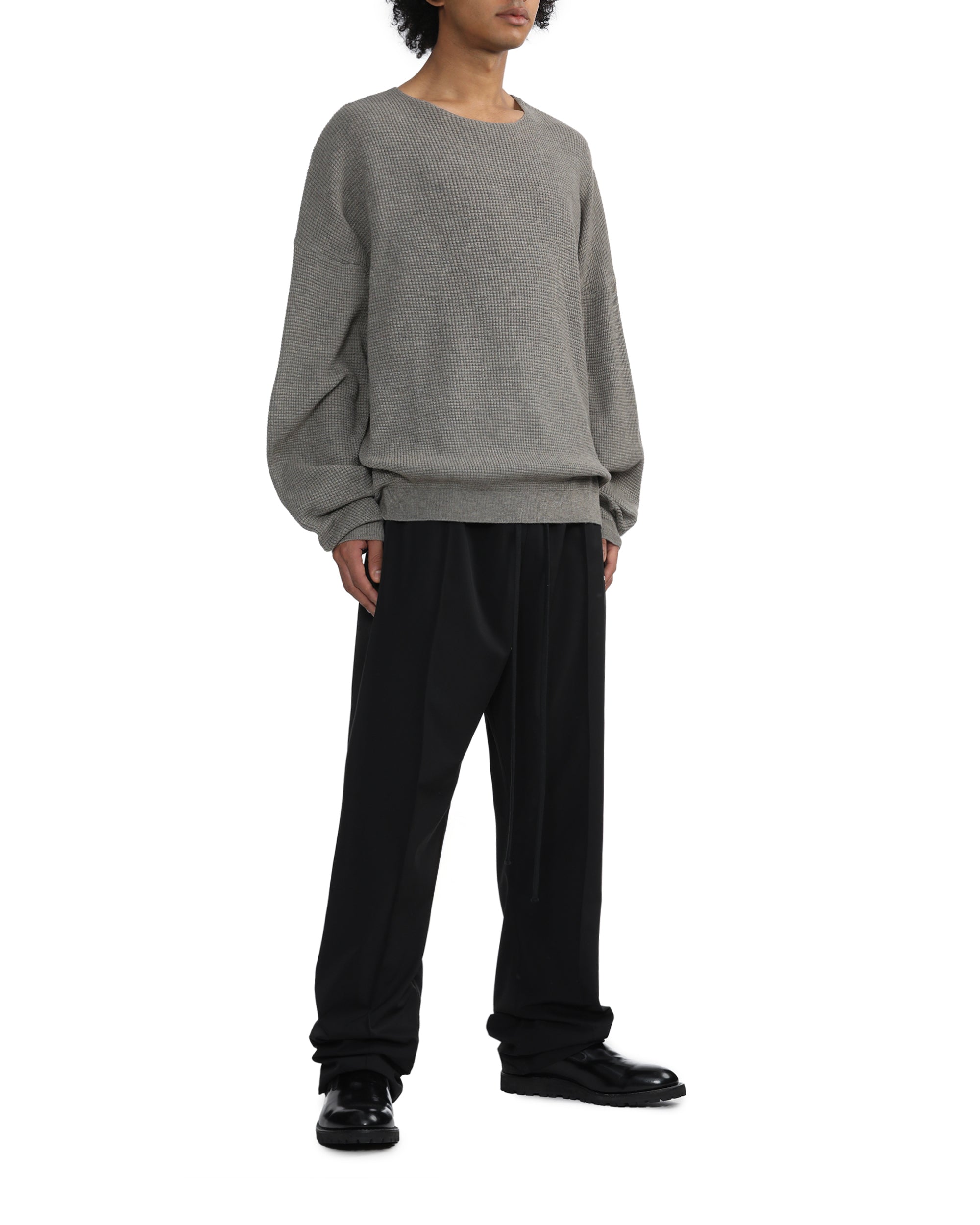 ESSENTIALS Waffle knit sweater