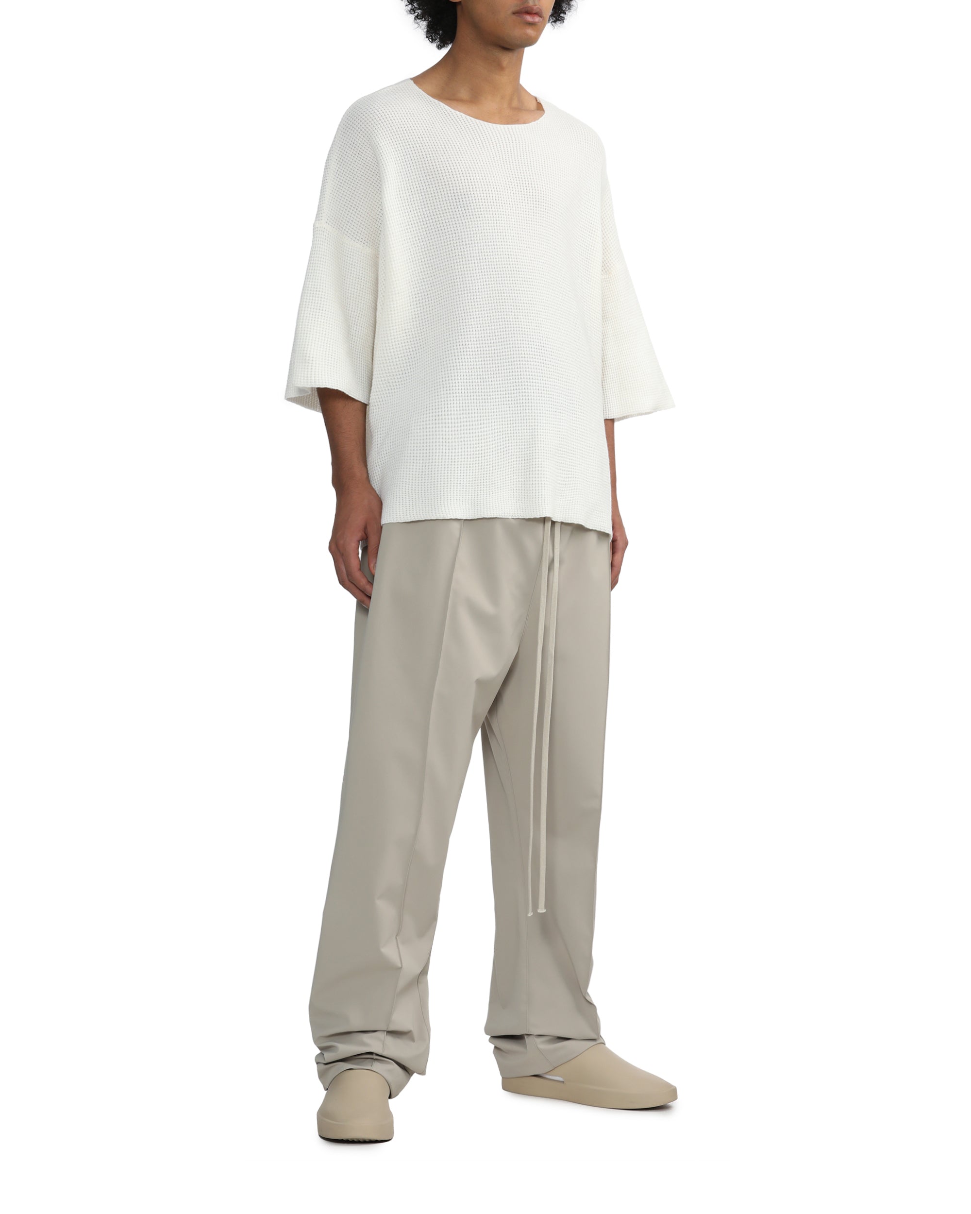 ESSENTIALS Waffle knit tee