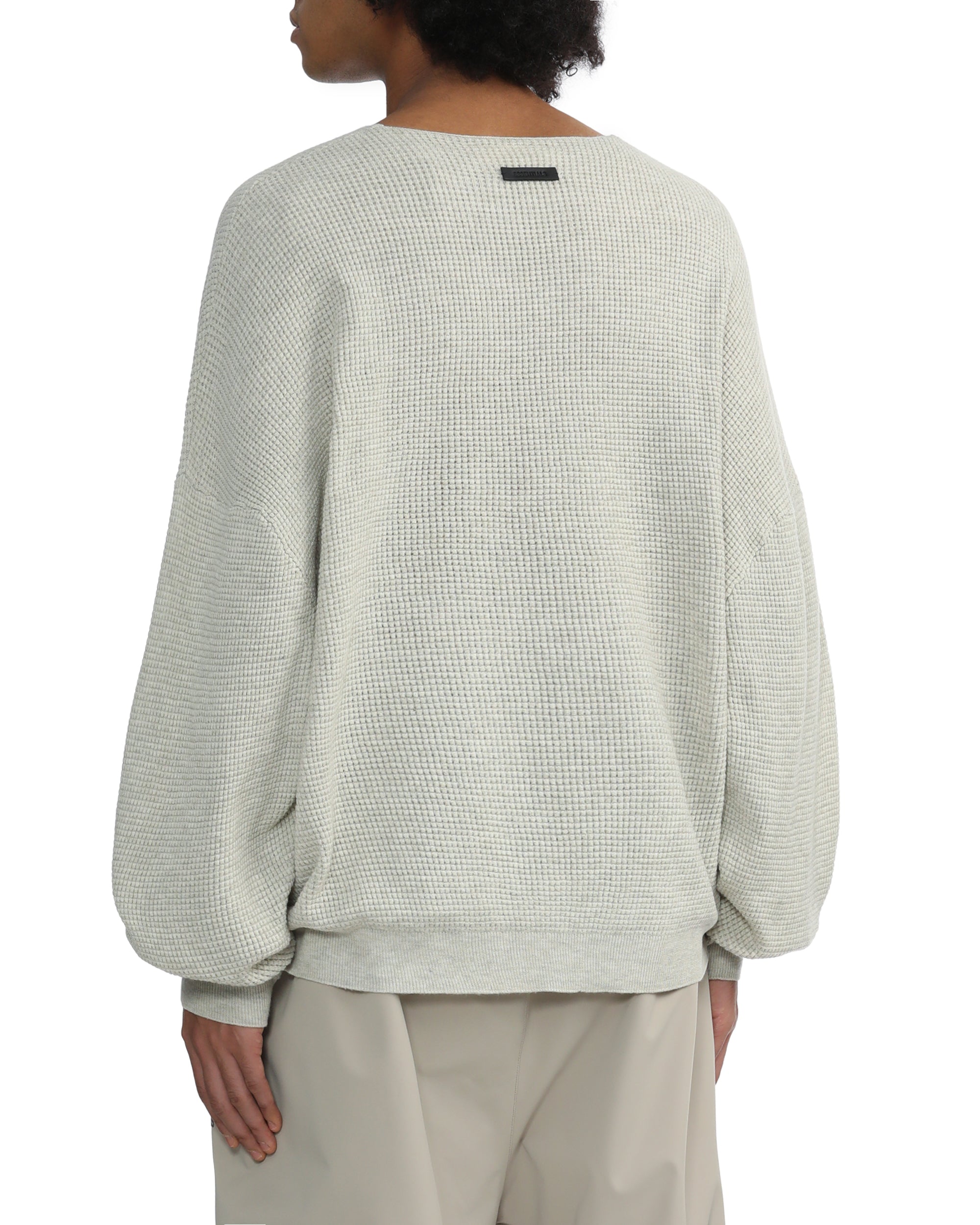 ESSENTIALS Waffle knit sweater