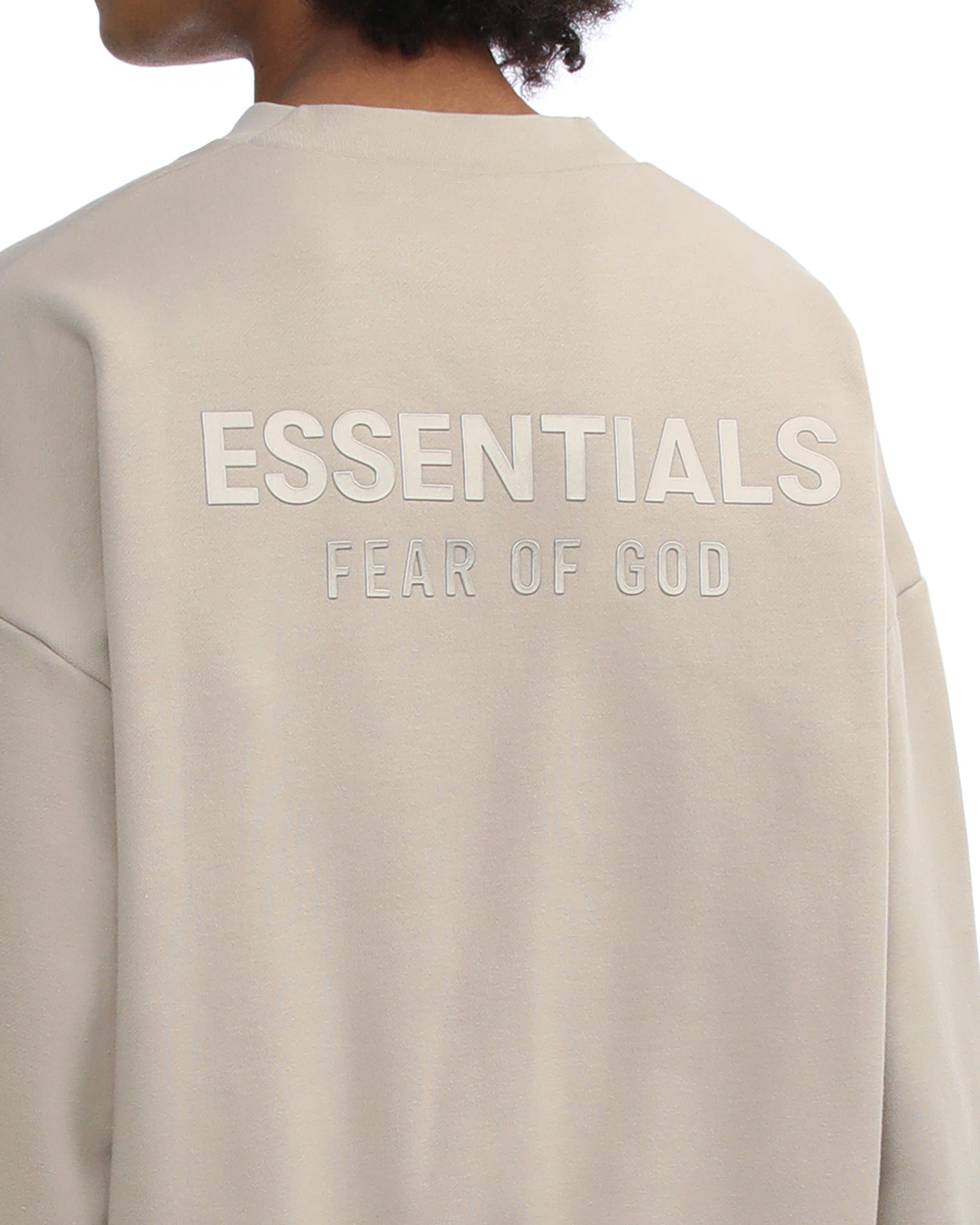 ESSENTIALS Logo back sweatshirt