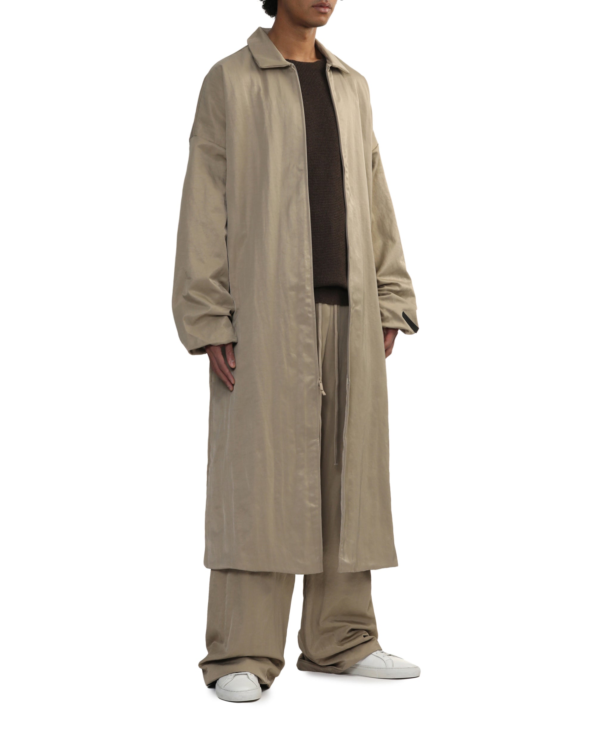 ESSENTIALS Logo longline state coat