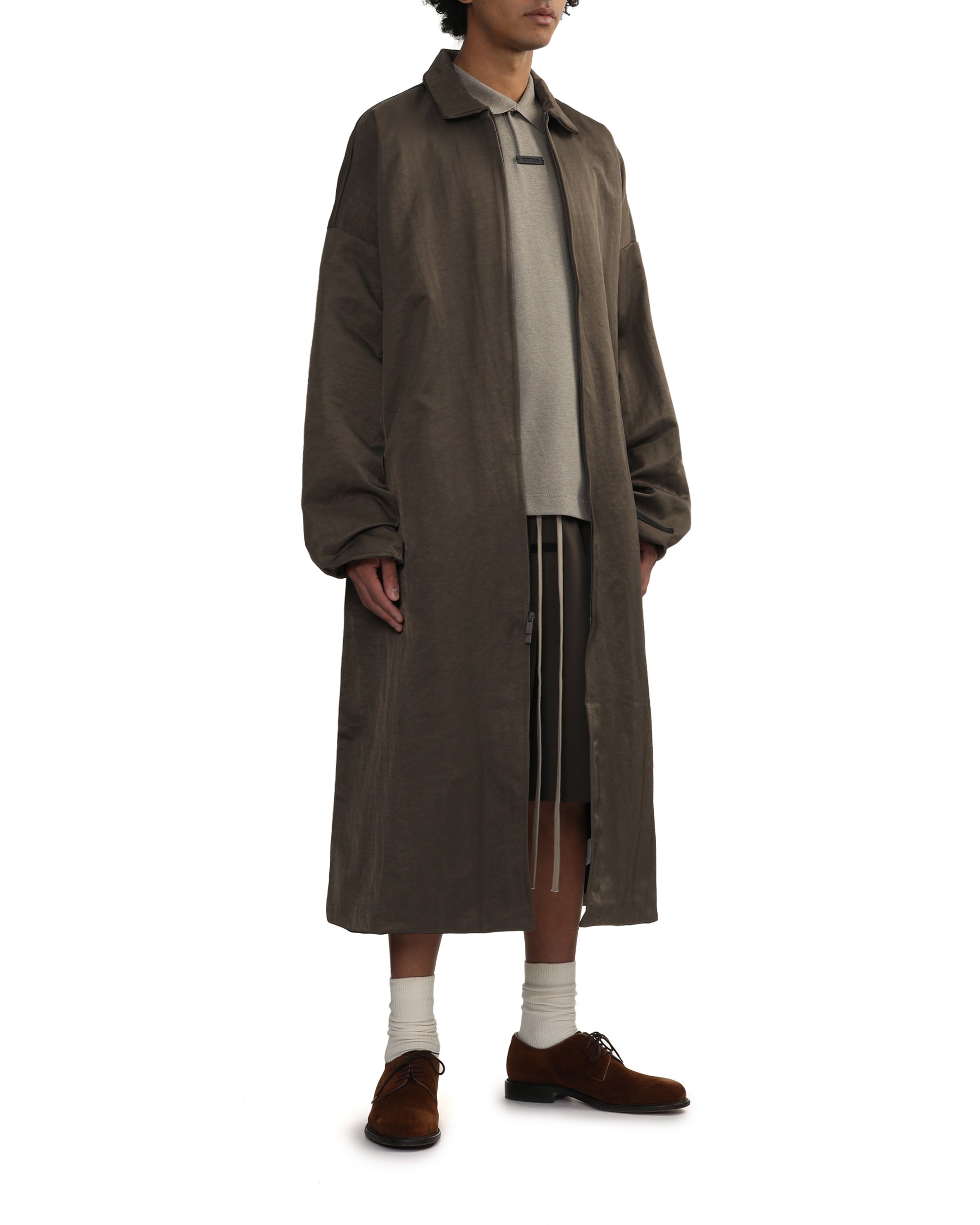 ESSENTIALS Nylon trench coat