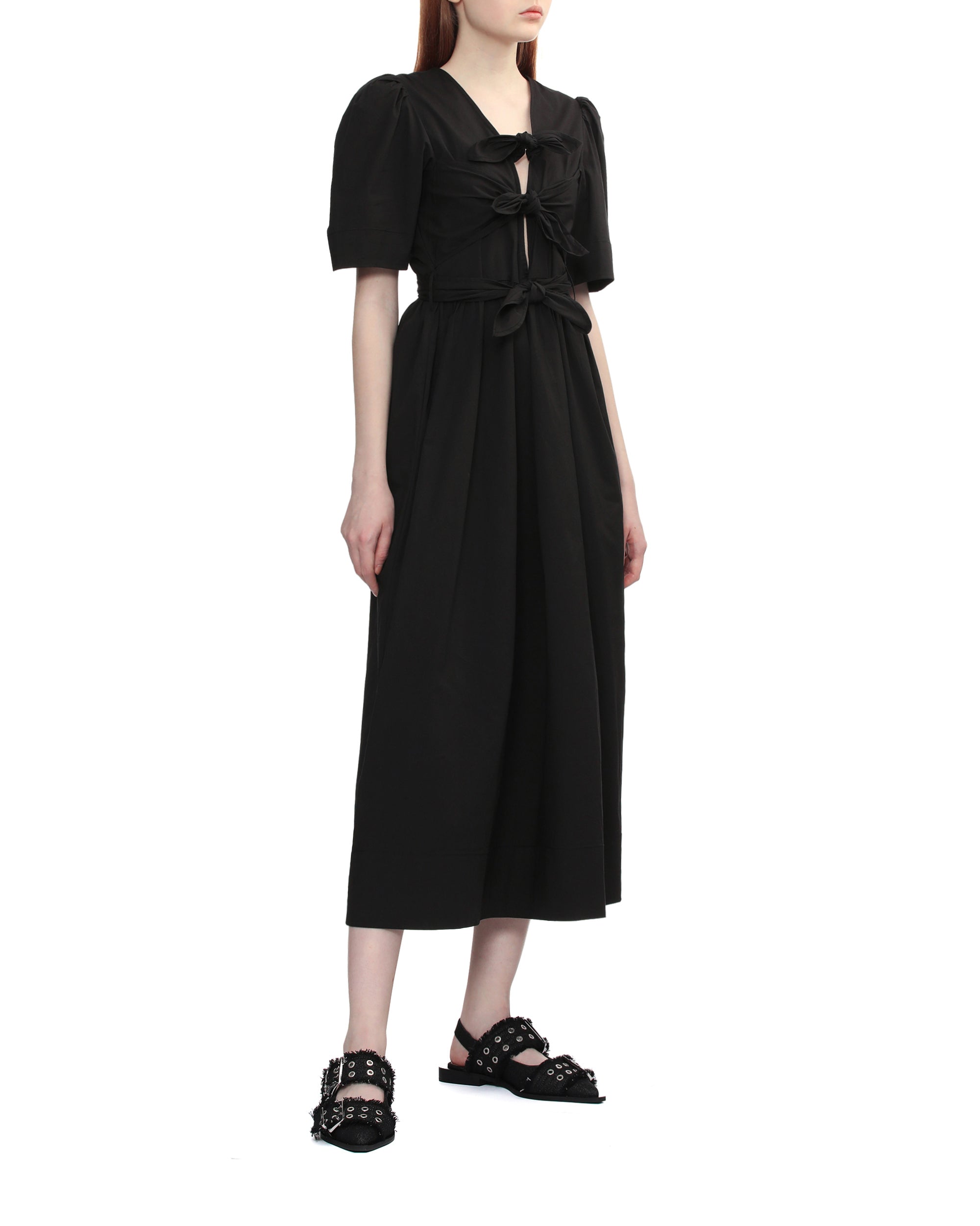 GANNI Buckle ballerina shoes