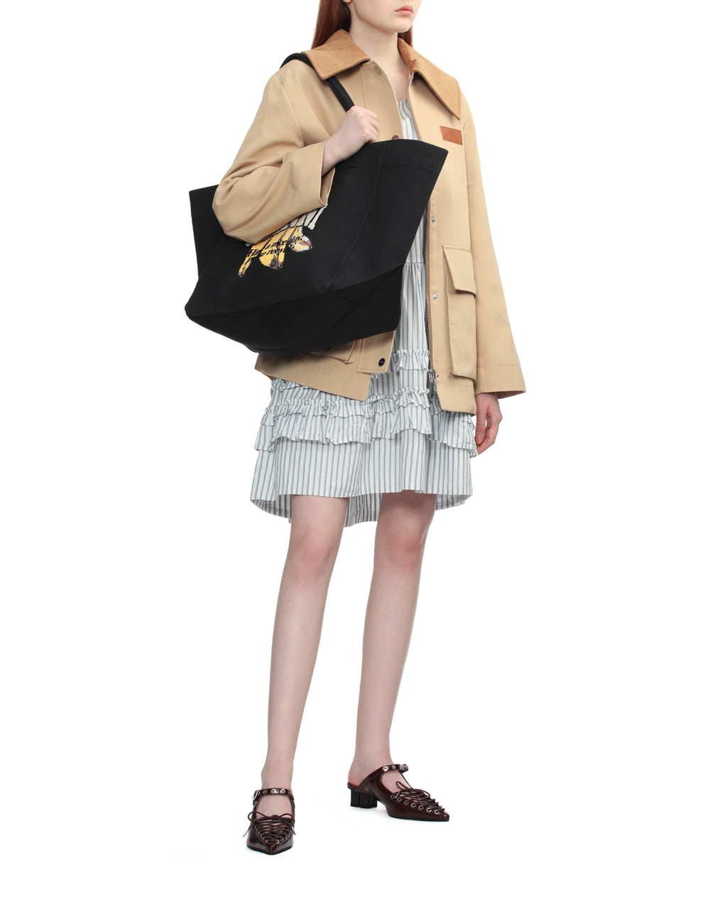 GANNI Graphic tote bag