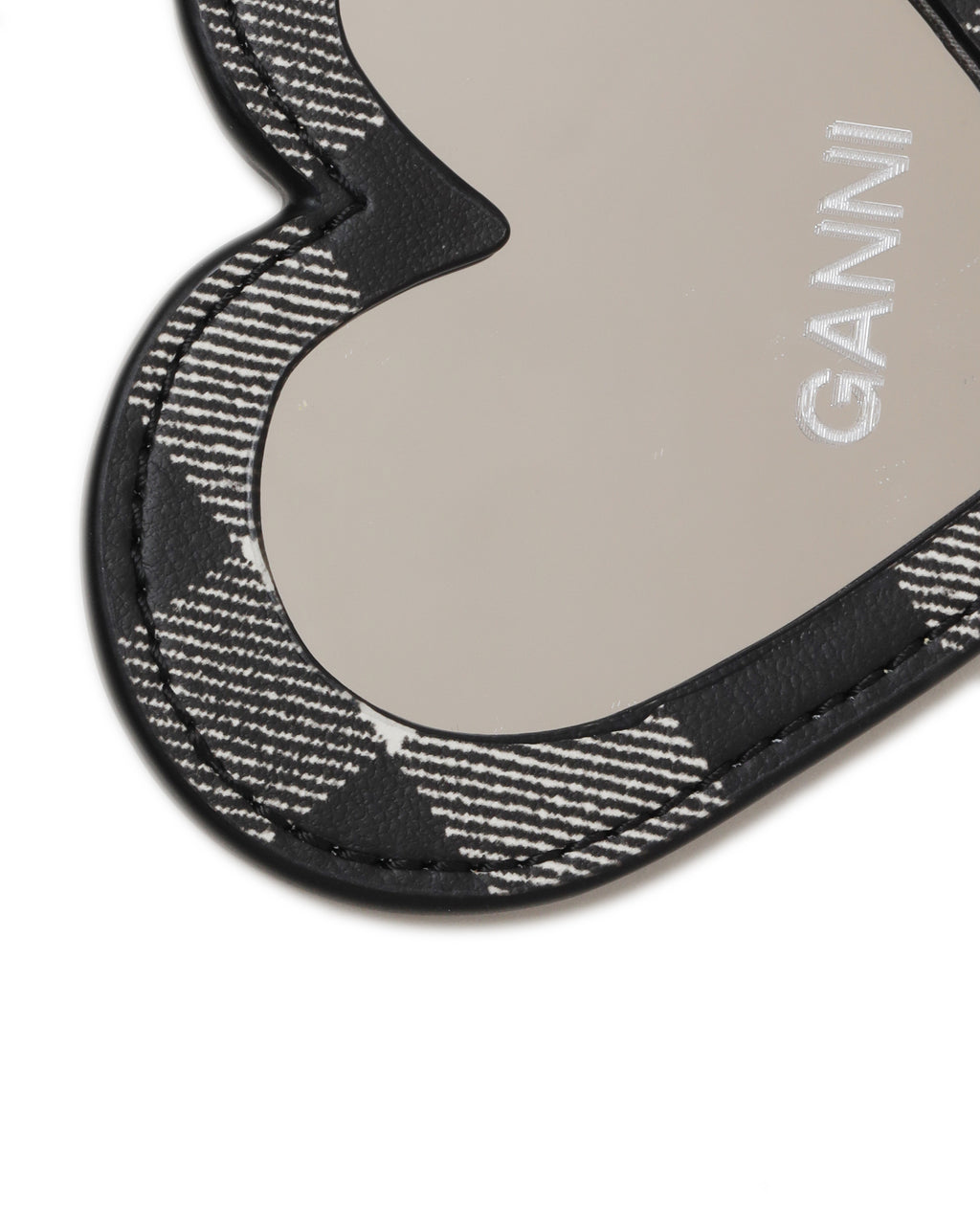 GANNI Bou heart mirror