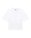 GANNI Tie back tee
