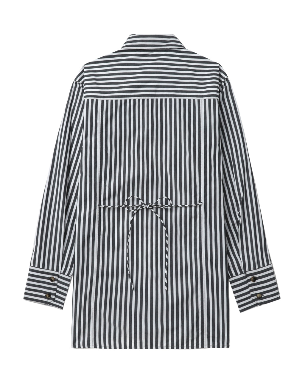 GANNI Tie string shirt