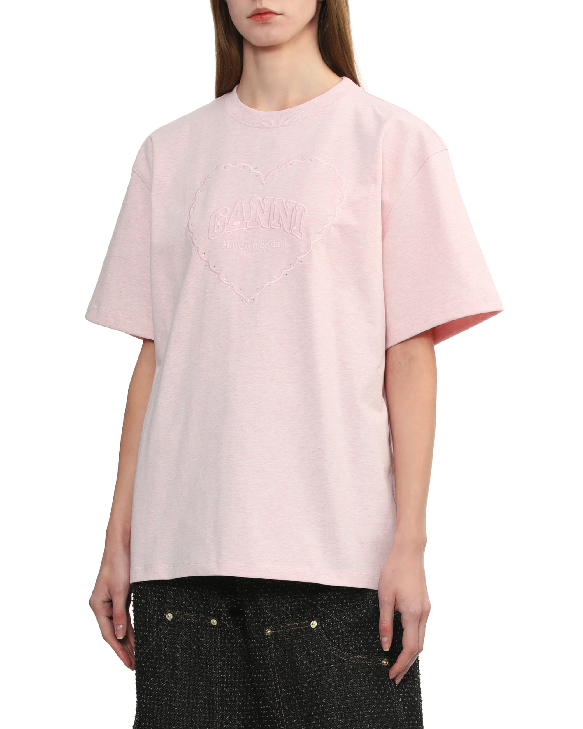 GANNI Heart tee