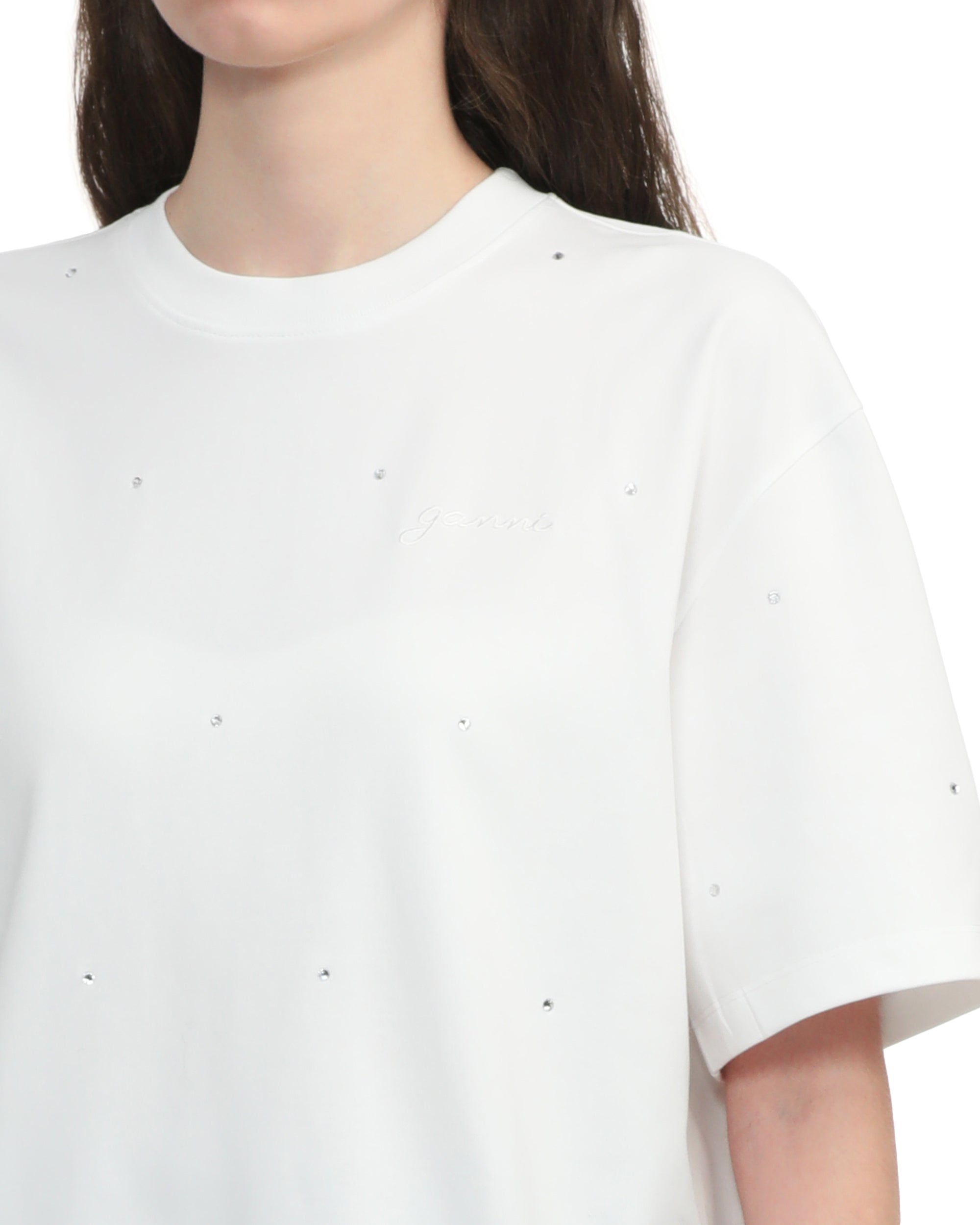 GANNI Stud tee