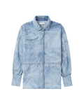 GANNI Bleach denim shirt