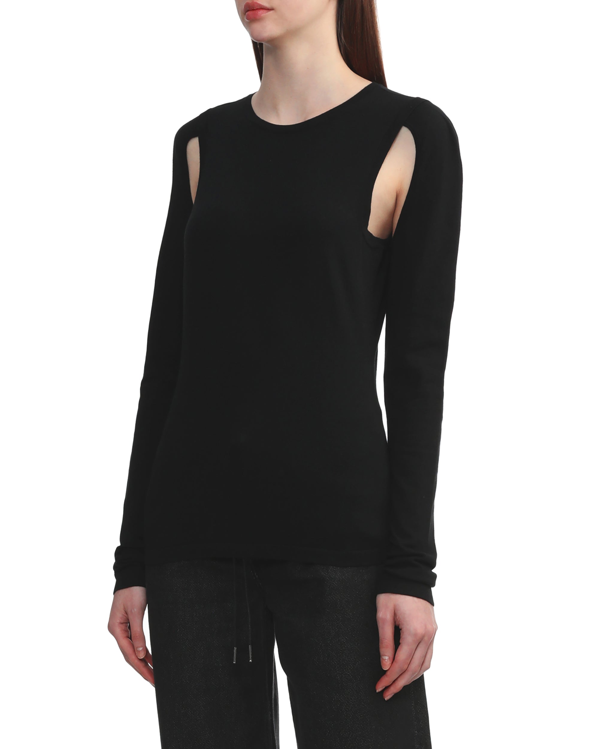 HELMUT LANG Cutout crewneck top