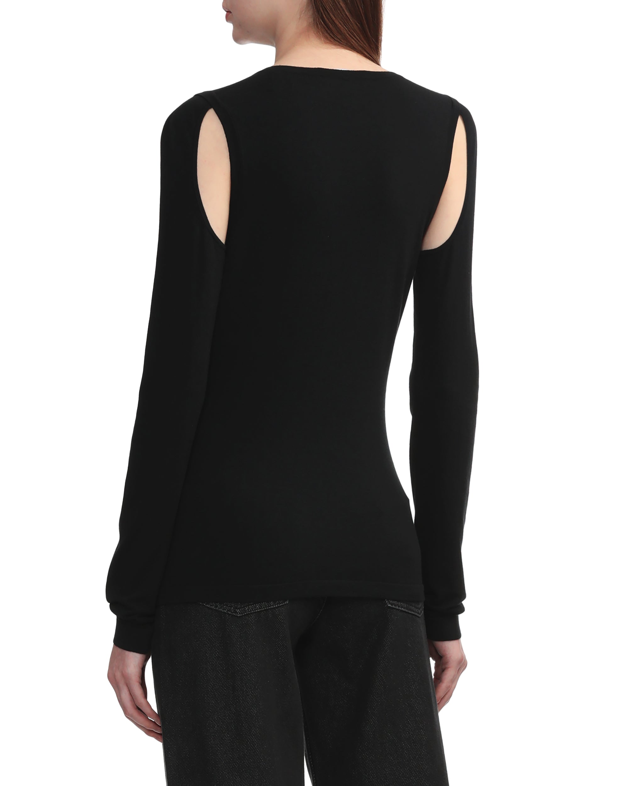 HELMUT LANG Cutout crewneck top