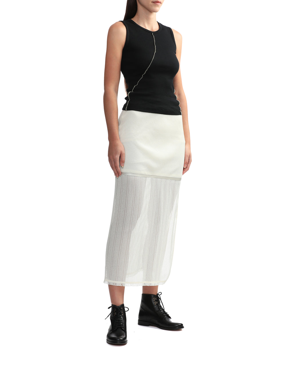 HELMUT LANG Mesh skirt
