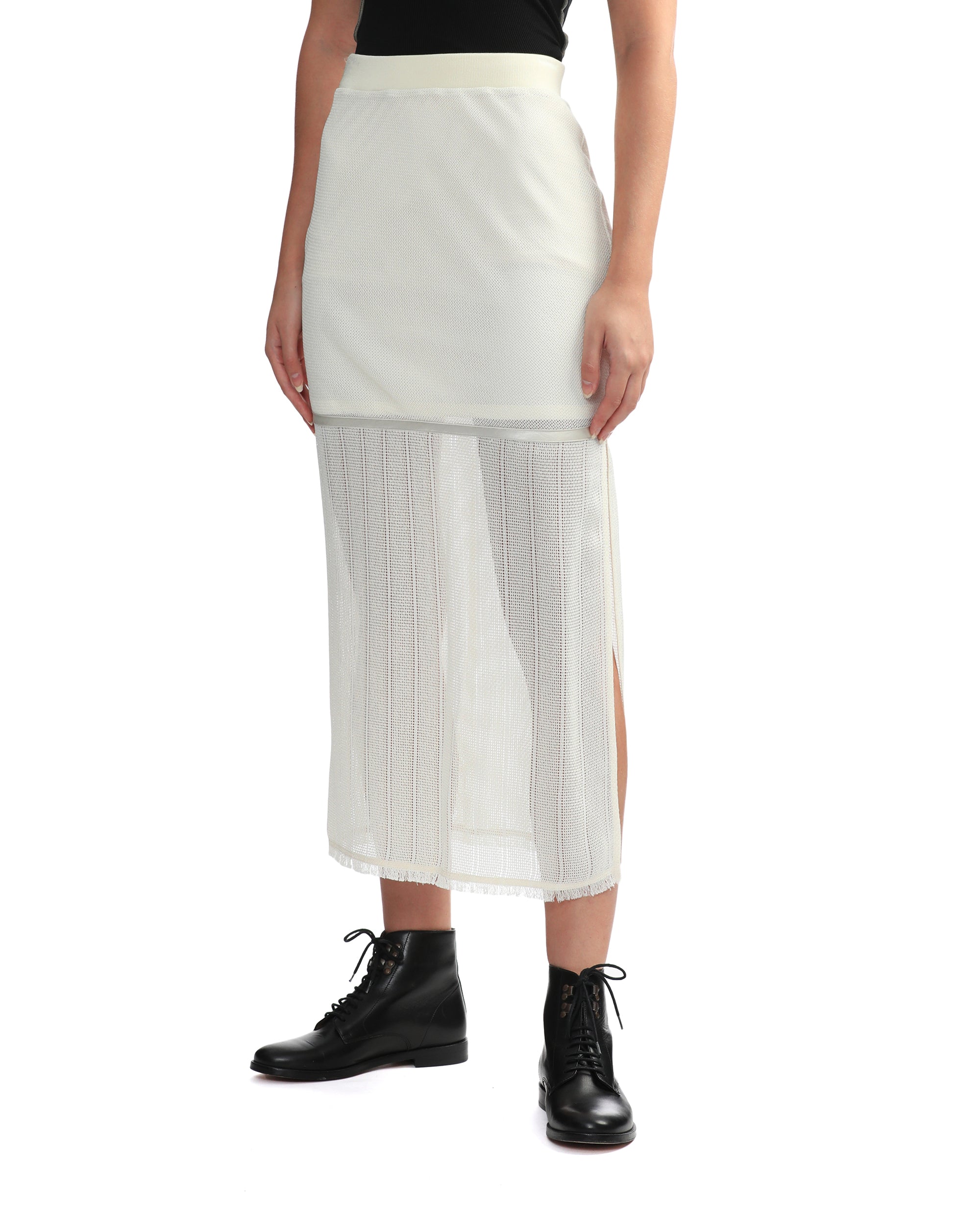 HELMUT LANG Mesh skirt