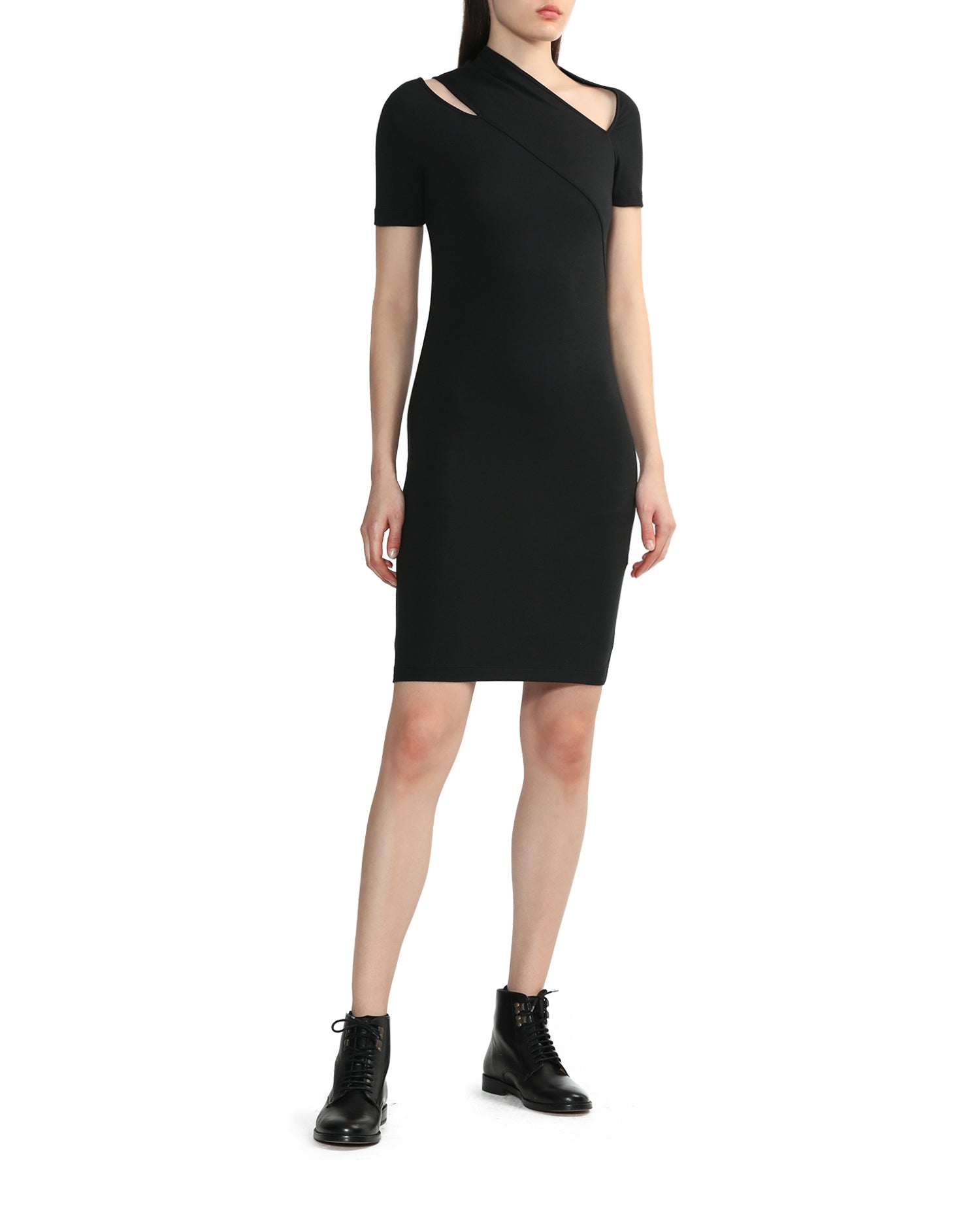 HELMUT LANG Slash tee dress