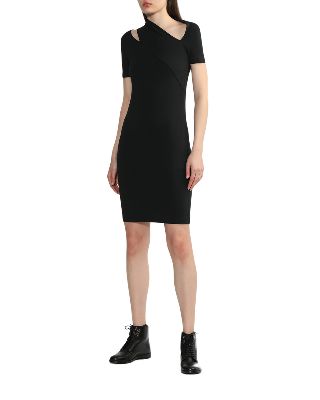 HELMUT LANG Slash tee dress