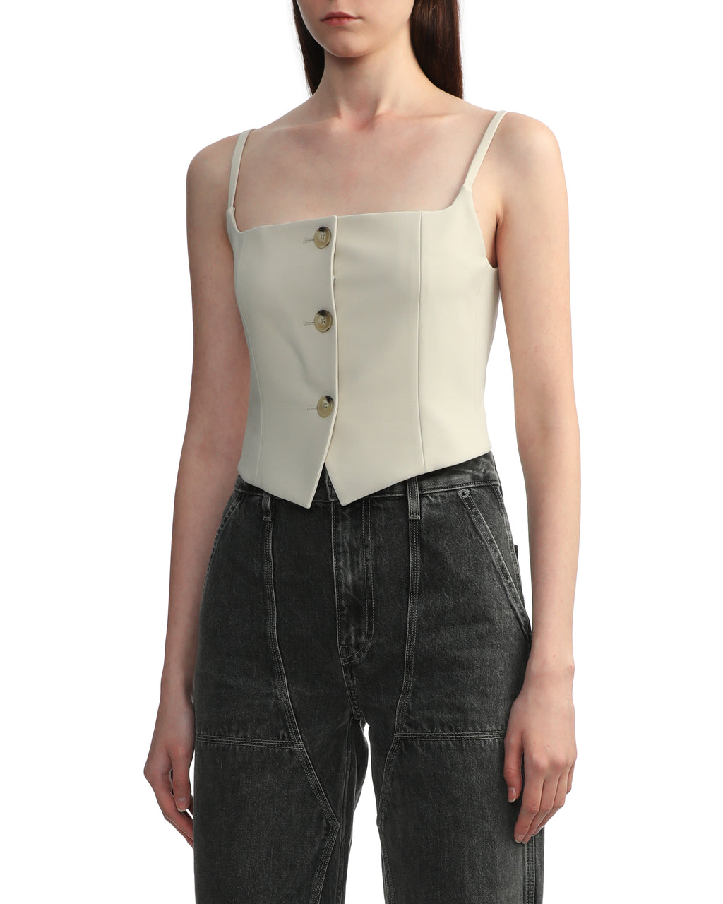 HELMUT LANG Crop blazer top