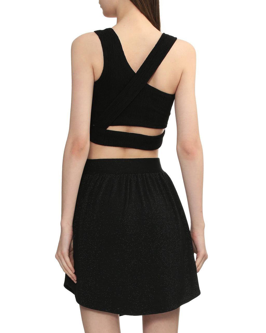 IRO Asymmetric crop top