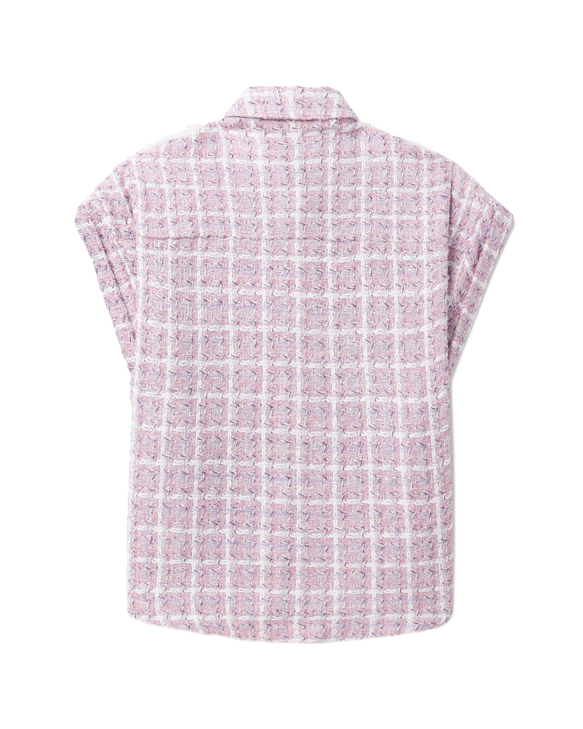 IRO Gilsa bicolour tweed shirt