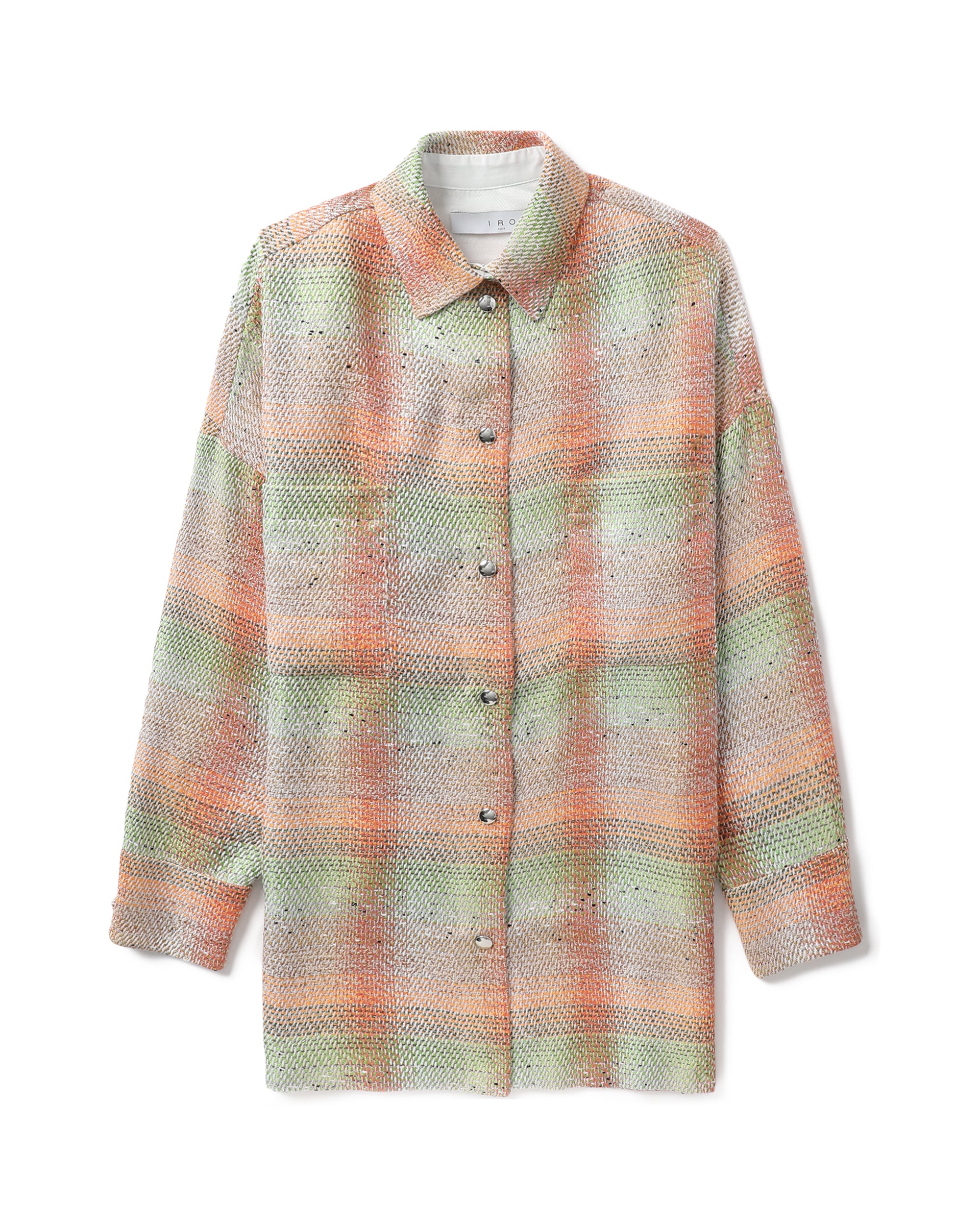 IRO Jacquard snap-button overshirt