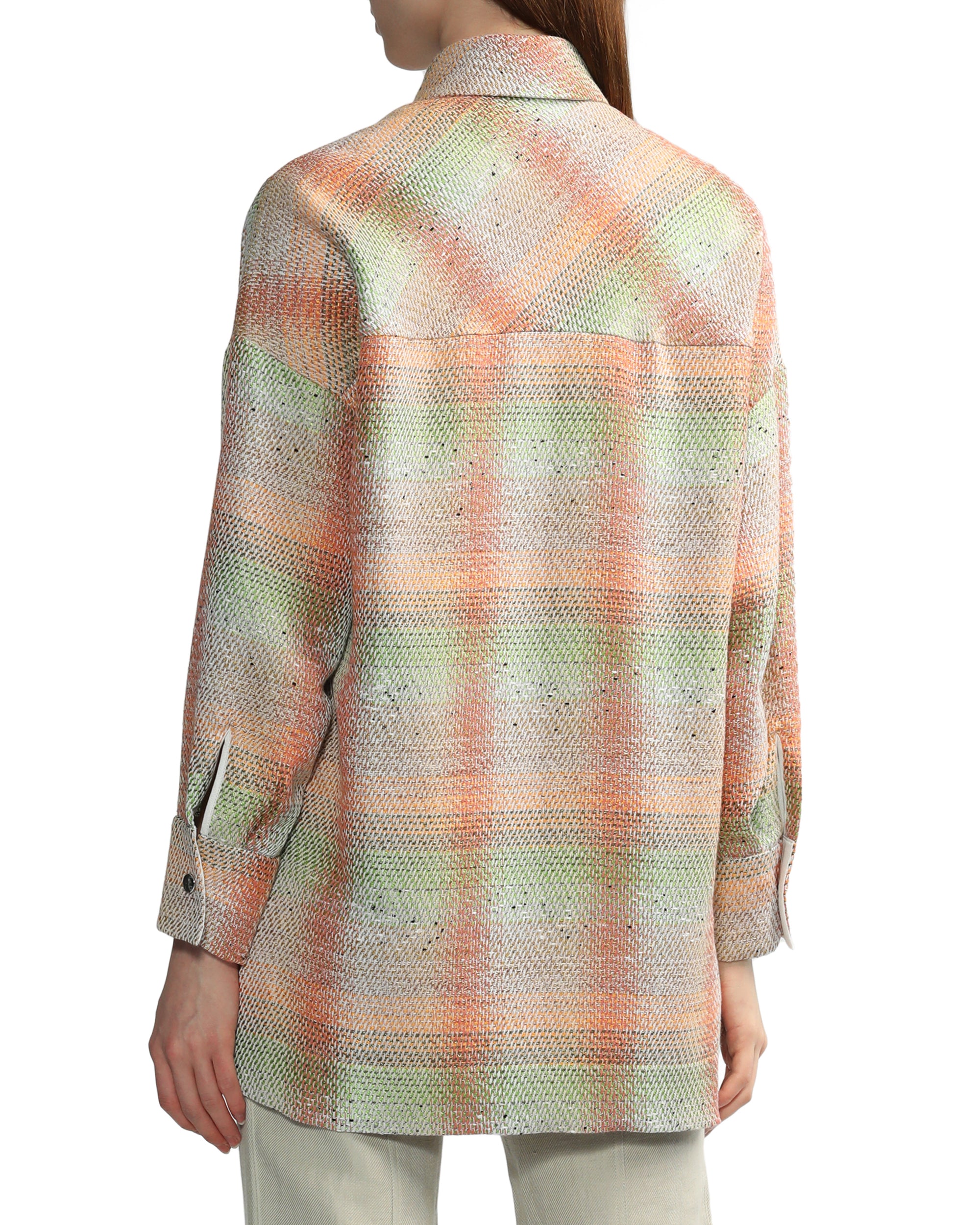 IRO Jacquard snap-button overshirt