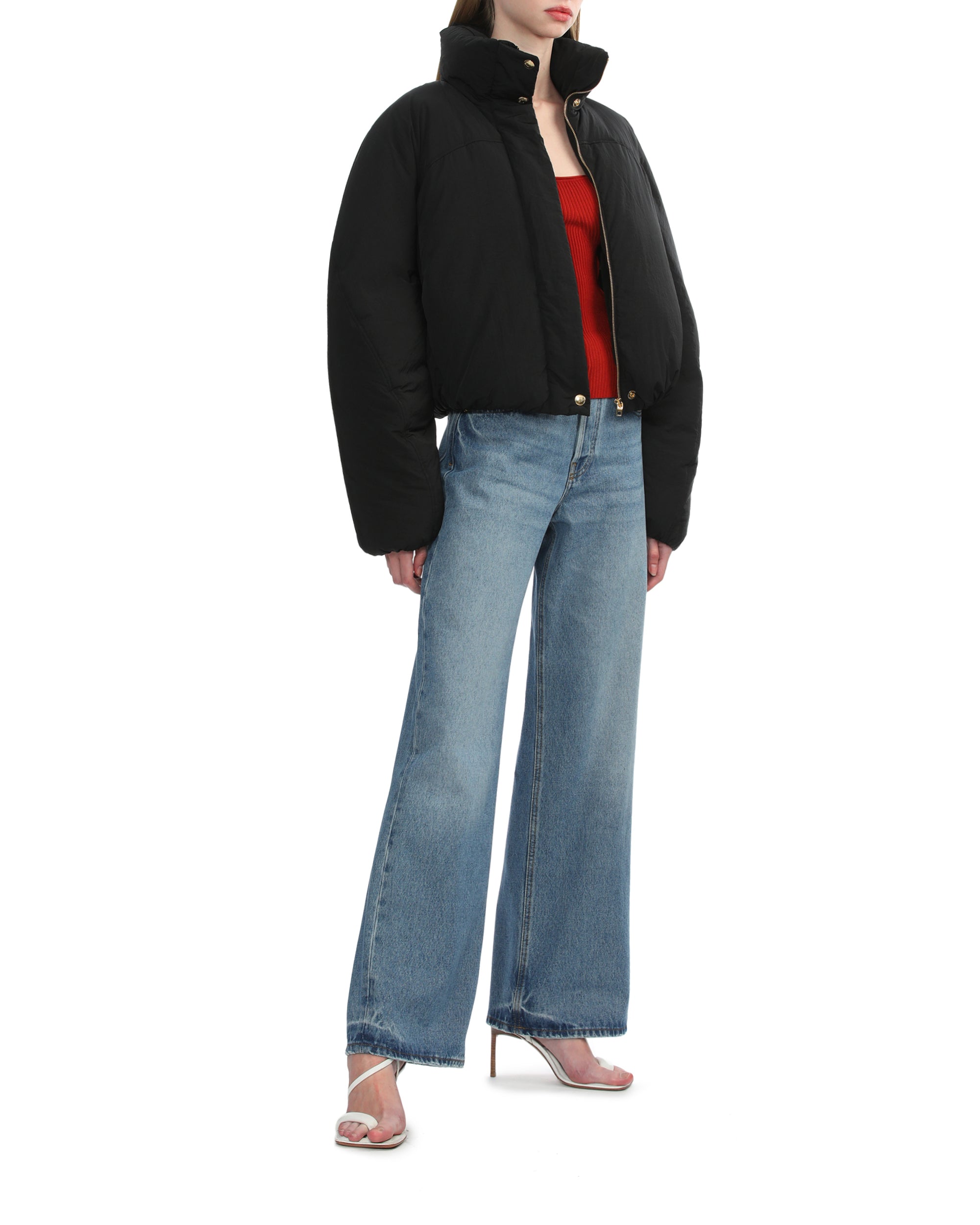 JACQUEMUS La doudoune courte Caraco cropped puffer